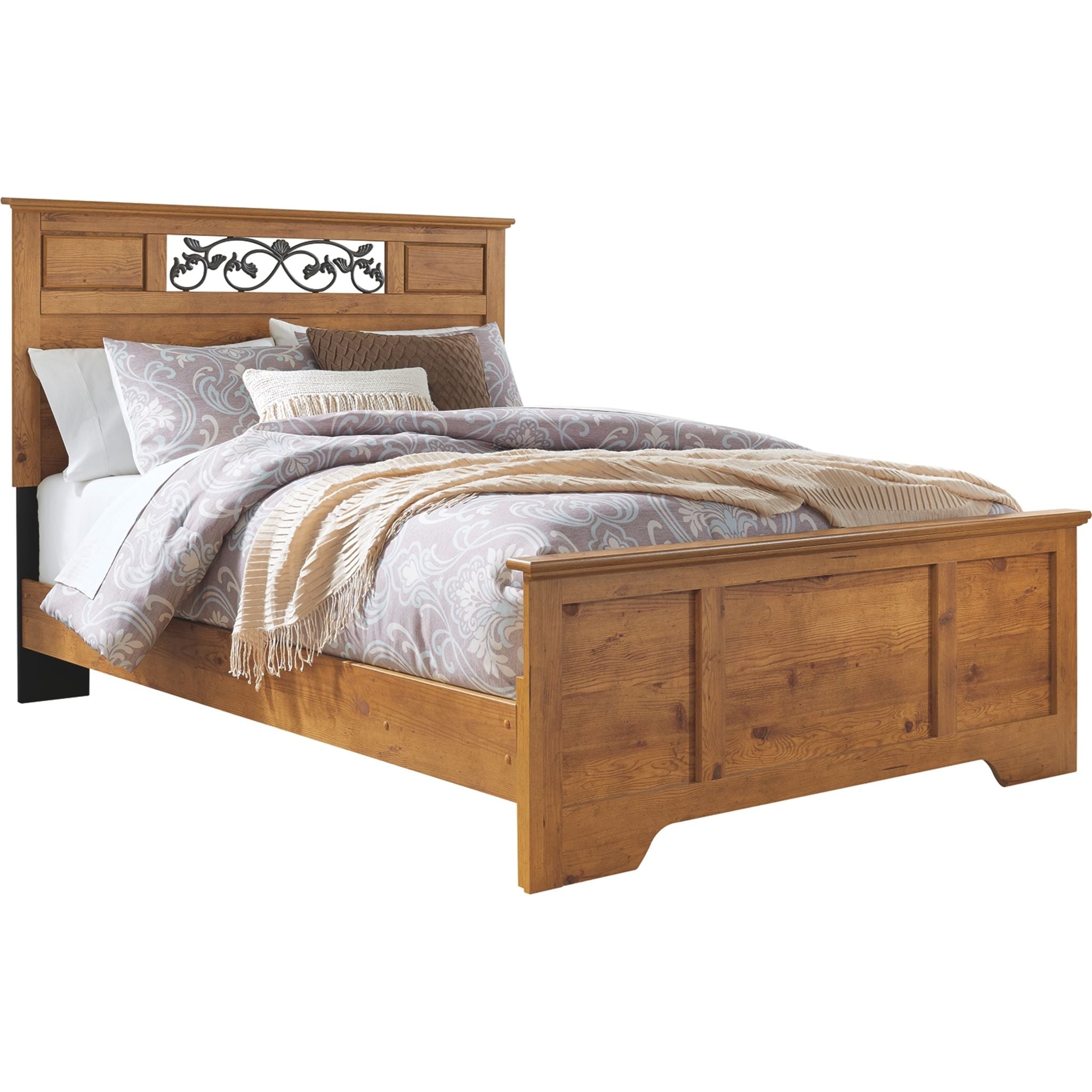 Bittersweet 6-Piece Queen Bedroom Set in Light Brown - Elegant Bedroom Furniture for Cozy Home Decor
