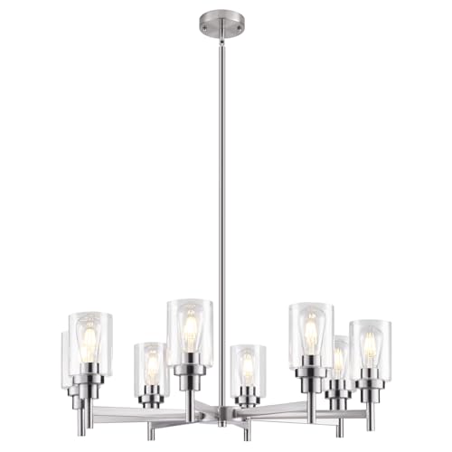 Brushed Nickel (8 Lights)
