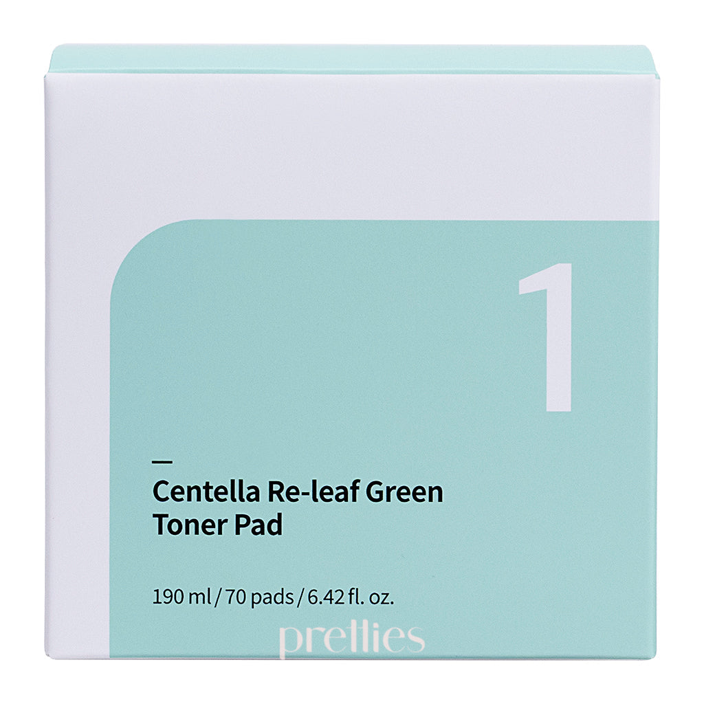 Numbuzin No.1 Centella Re Leaf Green Toner Pad - 70 Count | Soothing & Hydrating Facial Toner Pads for Sensitive Skin | Korean Skincare for Acne, Redness & Pores | Perfect for Daily Skincare Routine & Travel