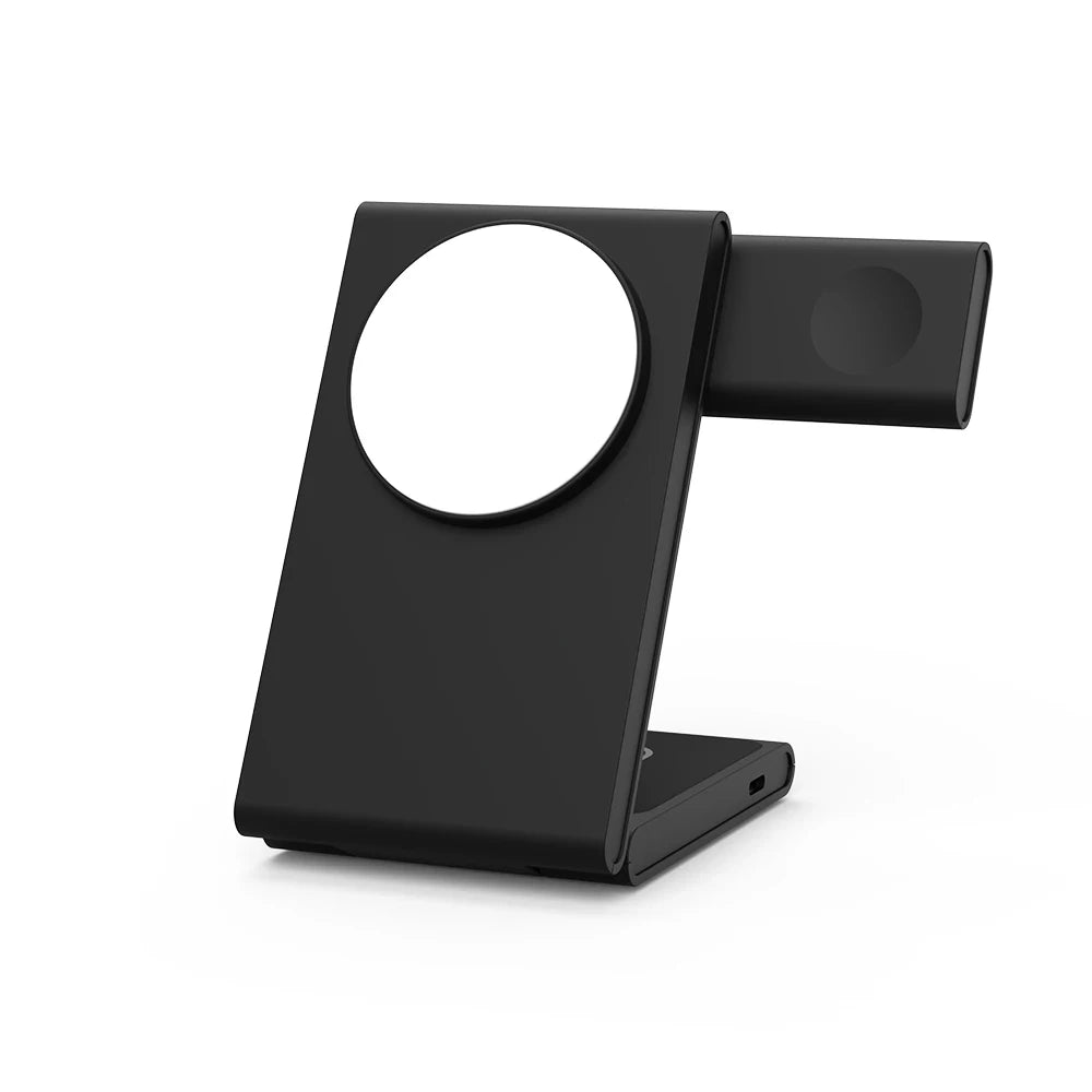FlexCharge Trio: 3-in-1 Fast Wireless Charging Station for iPhone, Samsung & AirPods - Perfect for Home, Office & Nightstand Charging