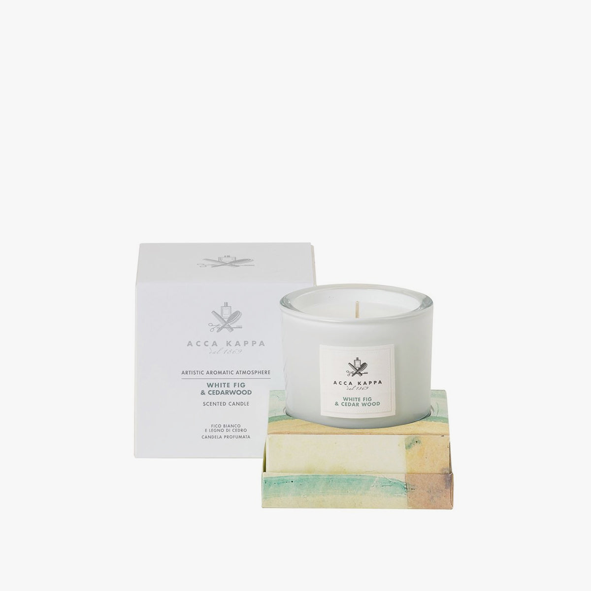 White Fig & Cedarwood Scented Candle - Natural Soy Wax Aromatherapy Candle for Relaxation, Home Decor & Gifts - Perfect for Bedroom, Bathroom & Living Room
