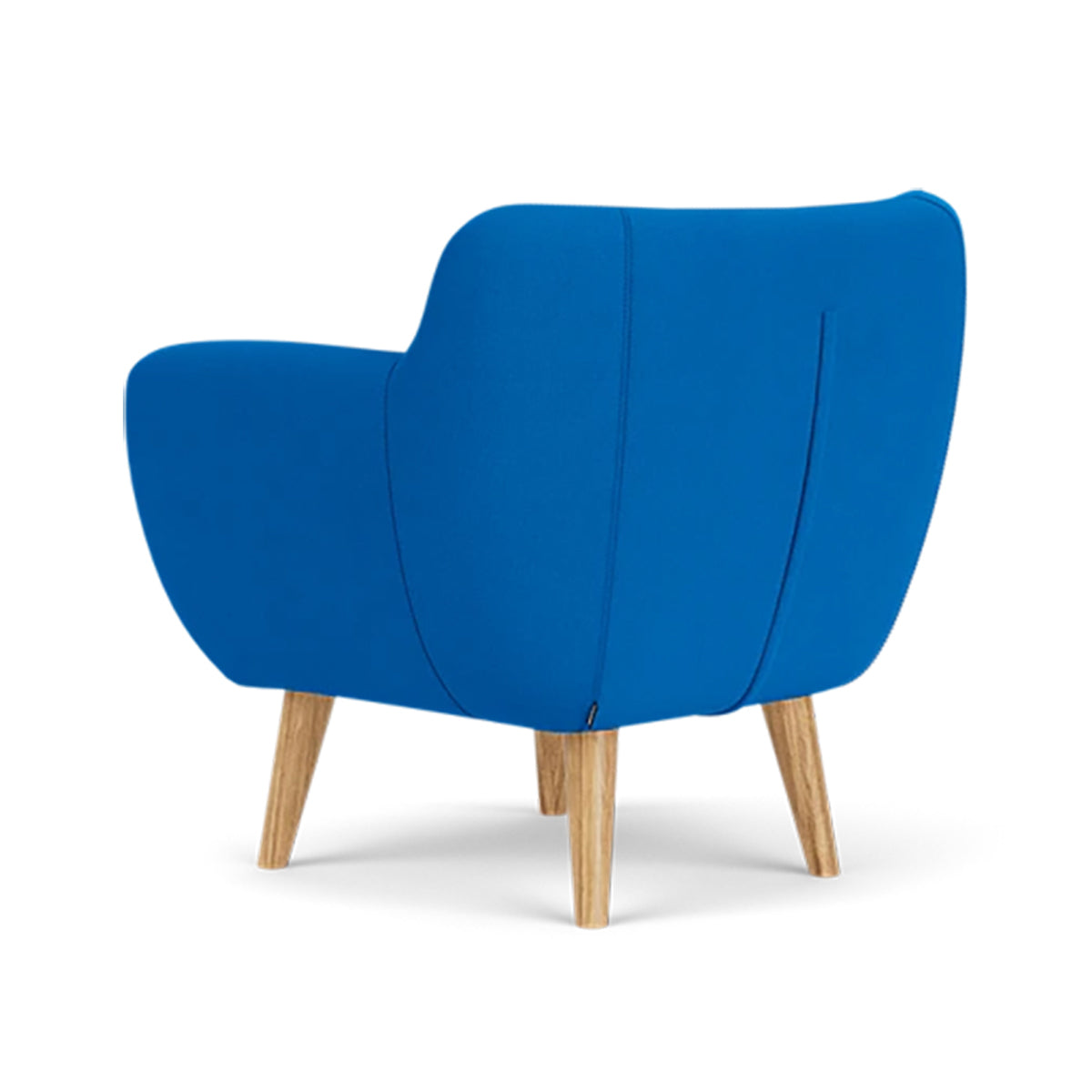 Anne Fabric Armchair - Modern Upholstered Accent Chair for Living Room, Bedroom & Office - Comfortable Lounge Chair with Sturdy Wooden Legs (Perfect for Reading, Relaxing & Home Decor)