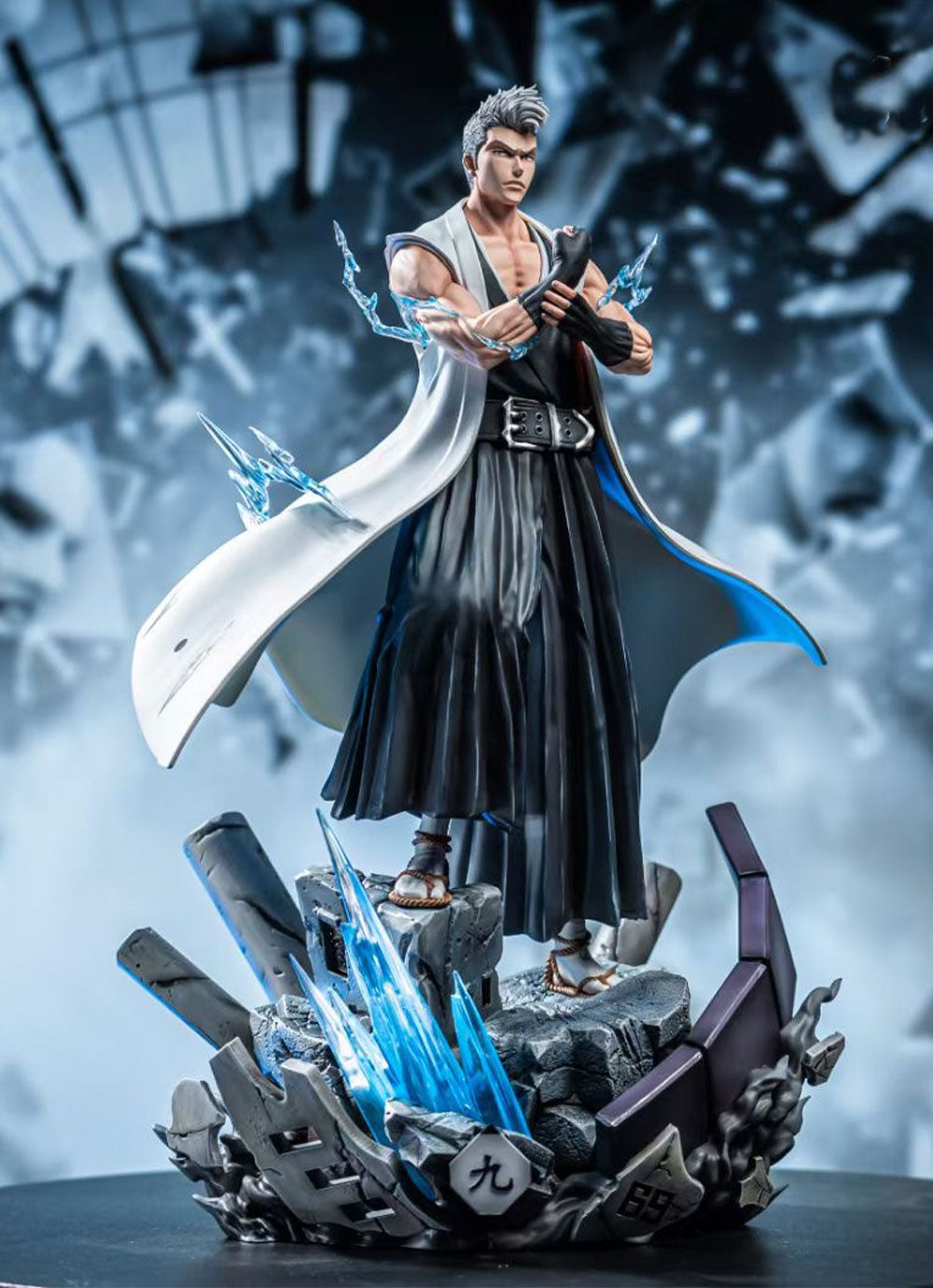Niren x IW Studio Kensei Muguruma Anime Figure - Bleach Six Chariots Fist West Collectible for Fans | Perfect for Display, Anime Collections, and Gift Giving