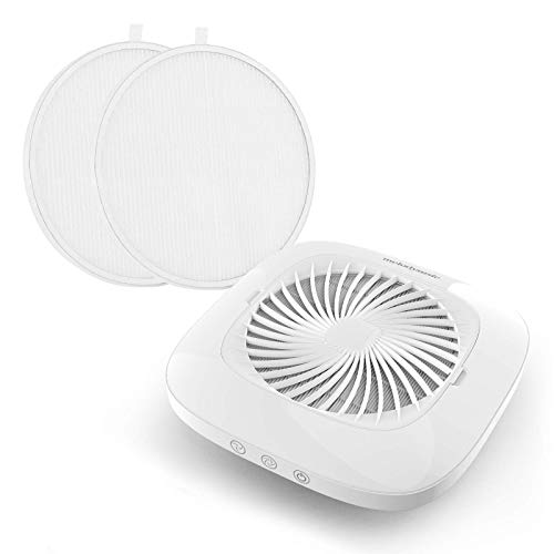MelodySusie Electric Nail Dust Collector with Reusable Filter - Powerful Vacuum Fan for Acrylic & Gel Nail Polishing | Low Noise Dust Extractor for Home & Salon Use | Perfect for Nail Art, Manicures & Professional Nail Services