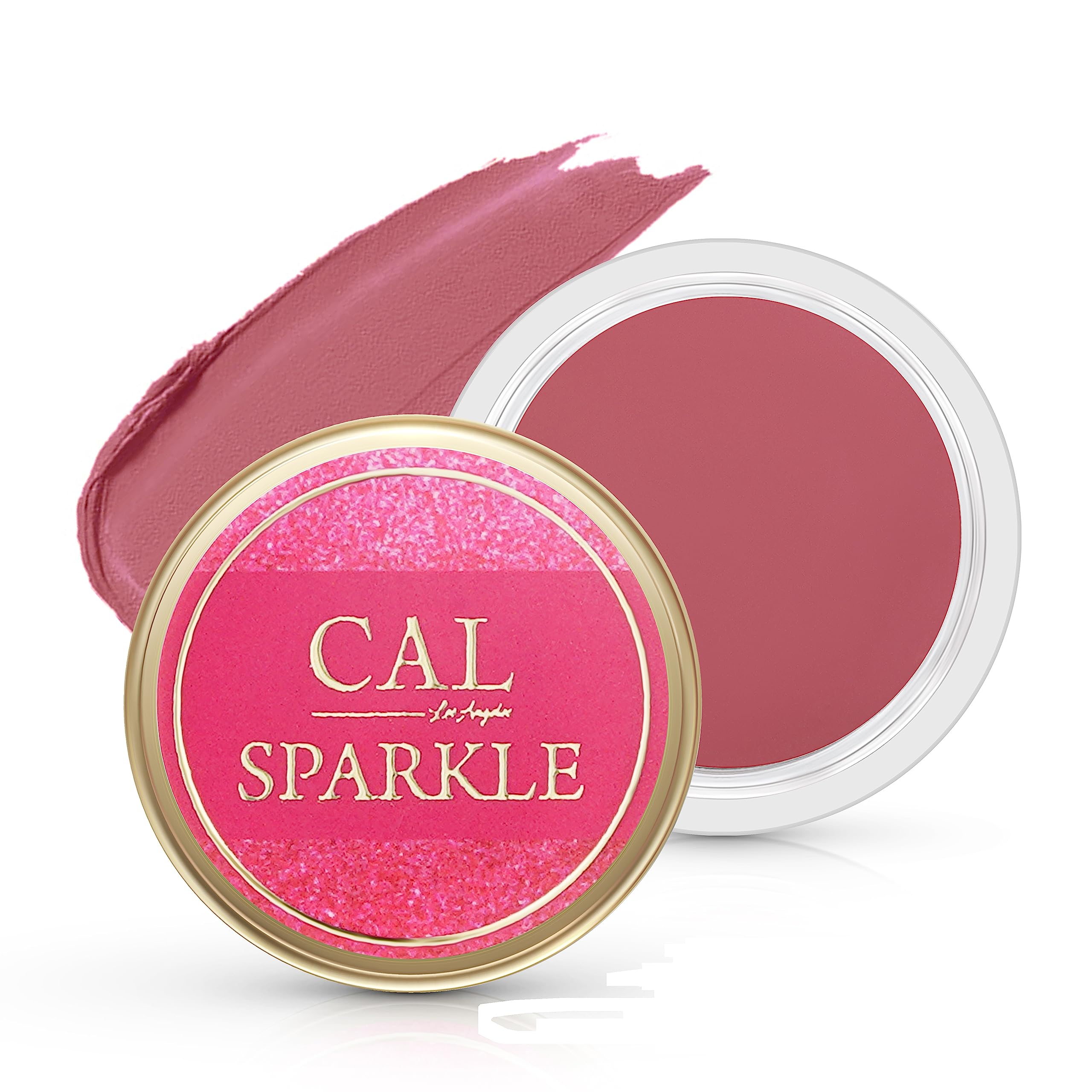 CAL Los Angeles Lip & Cheek Tint - Long Lasting Waterproof Matte Blush for Women, Creamy Lightweight Pigmented Blusher for Natural Everyday Makeup | Perfect for Office, Date Night & Special Occasions