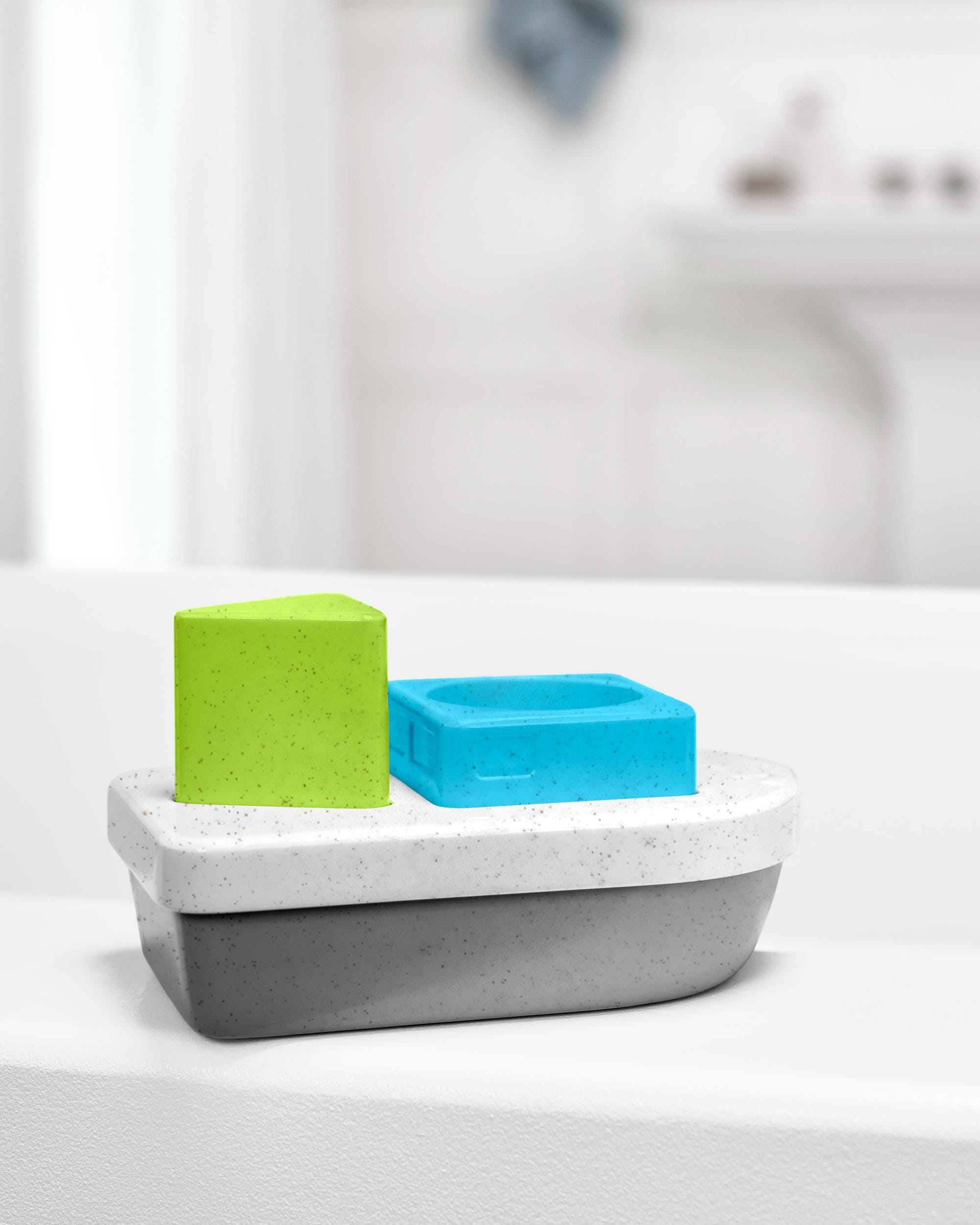 Eco-Friendly Moby x Oceanworks Bath Bundle Set - Sustainable Bath Toys for Kids, Perfect for Bathtime Fun & Ocean-Themed Play