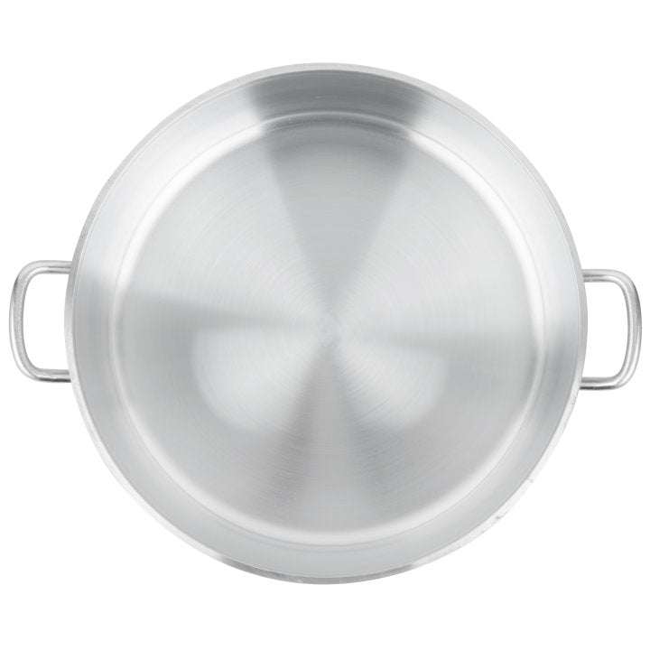 Vollrath Classic 24 Qt Heavy Duty Aluminum Braiser Pan - Professional Restaurant Cookware for Roasting, Braising & Searing - Perfect for Commercial Kitchens, Catering & Home Cooking