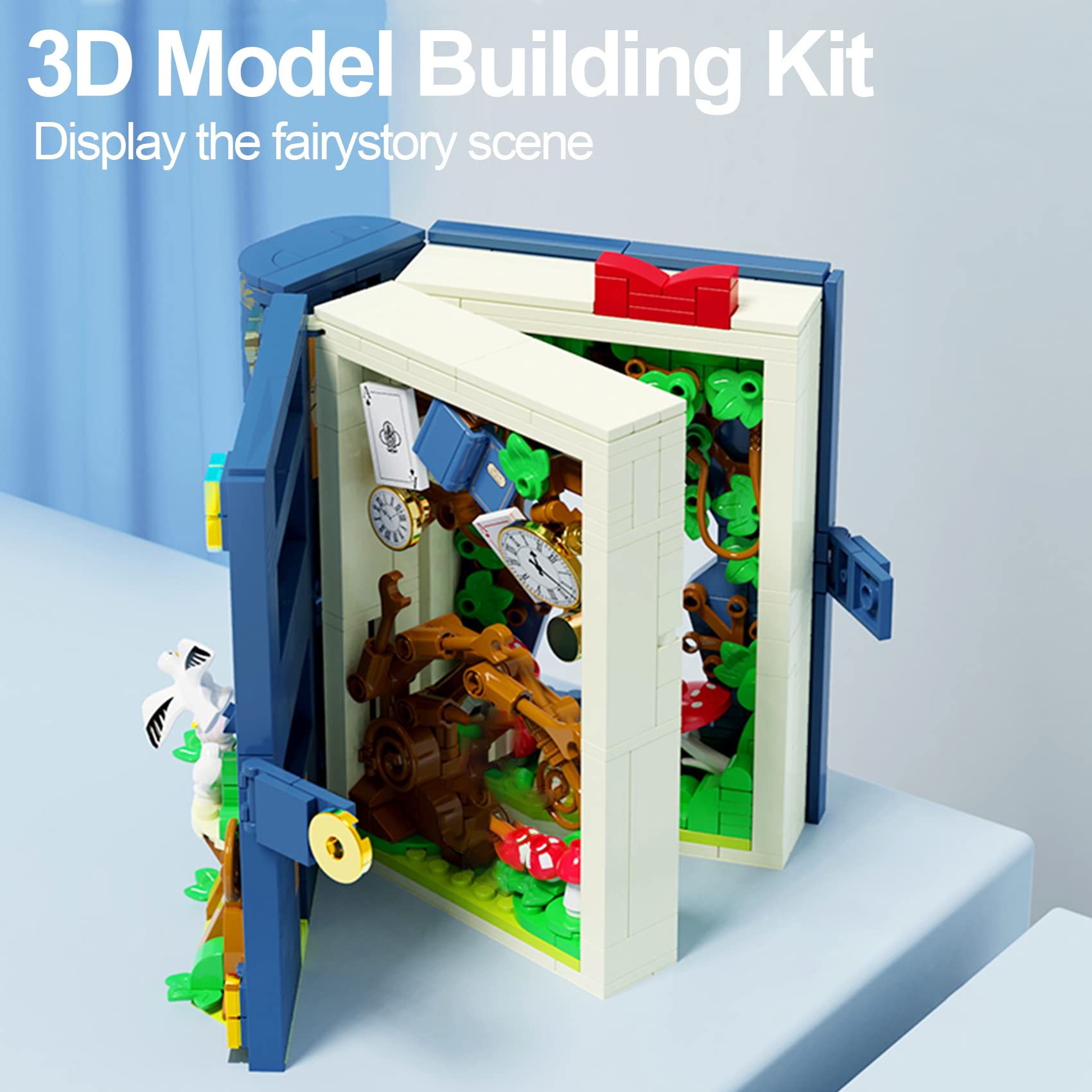 Fairytale Book Building Blocks Set - Creative Educational Toys for Kids, Perfect Birthday, Christmas & New Year Gift - Inspire Imagination & Learning Through Play