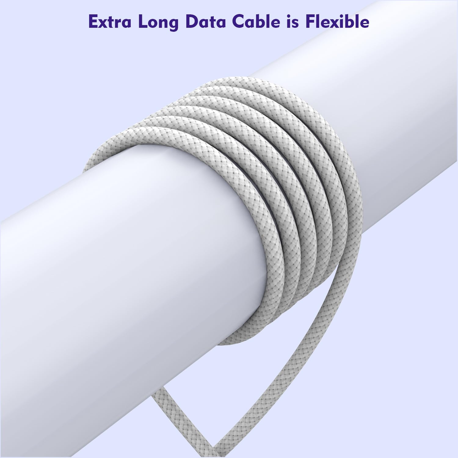 [3 Pack] 10FT USB C to C Fast Charging Cable with 20W Wall Charger - Braided Nylon, Compatible with iPhone 16/15 Series & iPad Pro - Perfect for Home, Office & Travel Charging