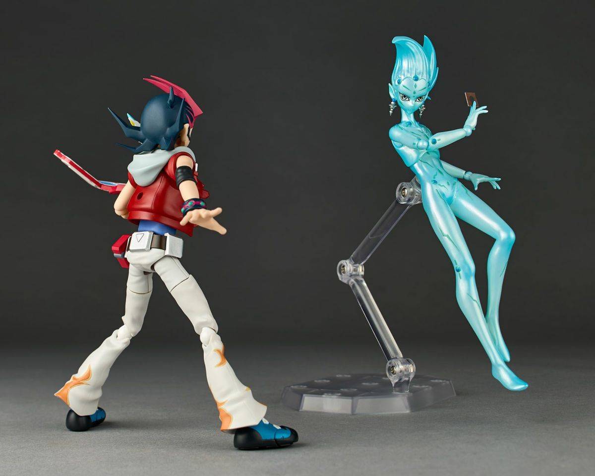 Amazing Yamaguchi Revoltech Action Figure Yuma Tsukumo NR058 - Highly Articulated Collectible for Anime Fans & Display Showcase