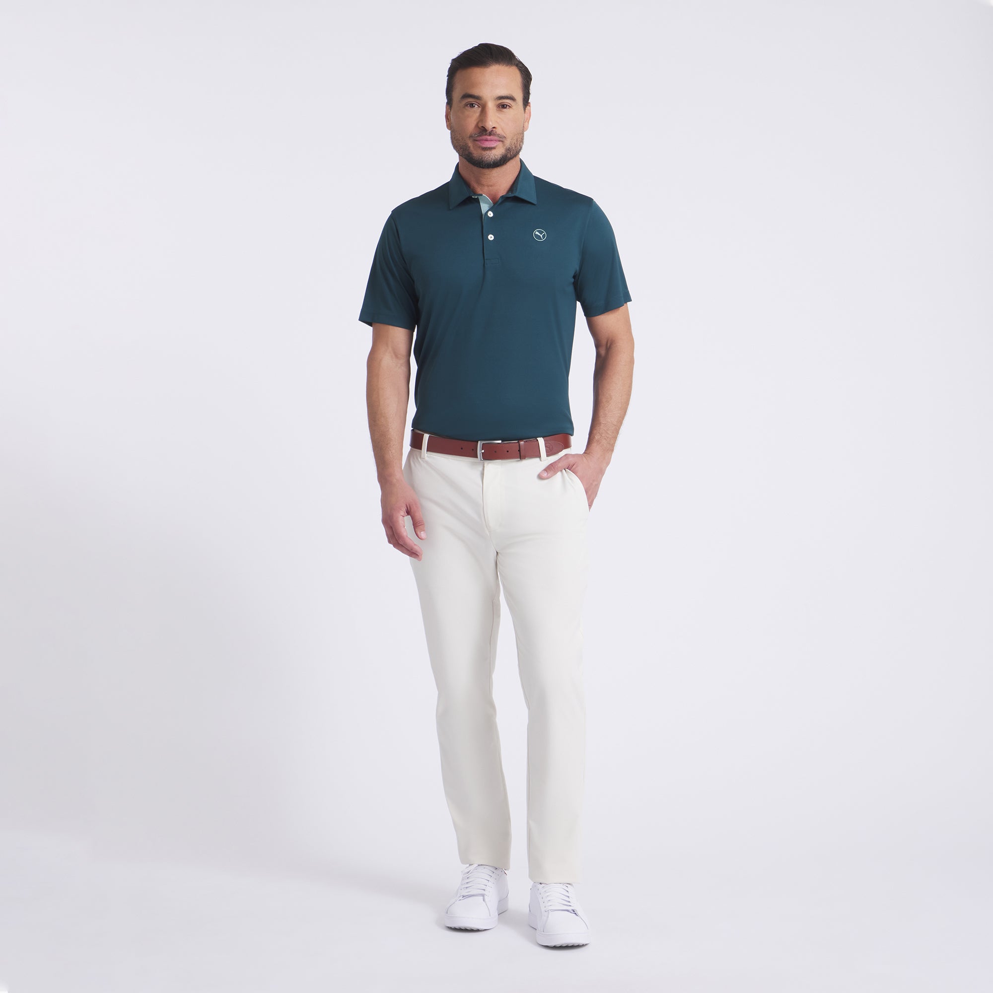 Premium Pure 2.0 LC Golf Polo Shirt for Men - Moisture Wicking & UV Protection Performance Golf Shirt - Perfect for Golf, Tennis & Casual Wear