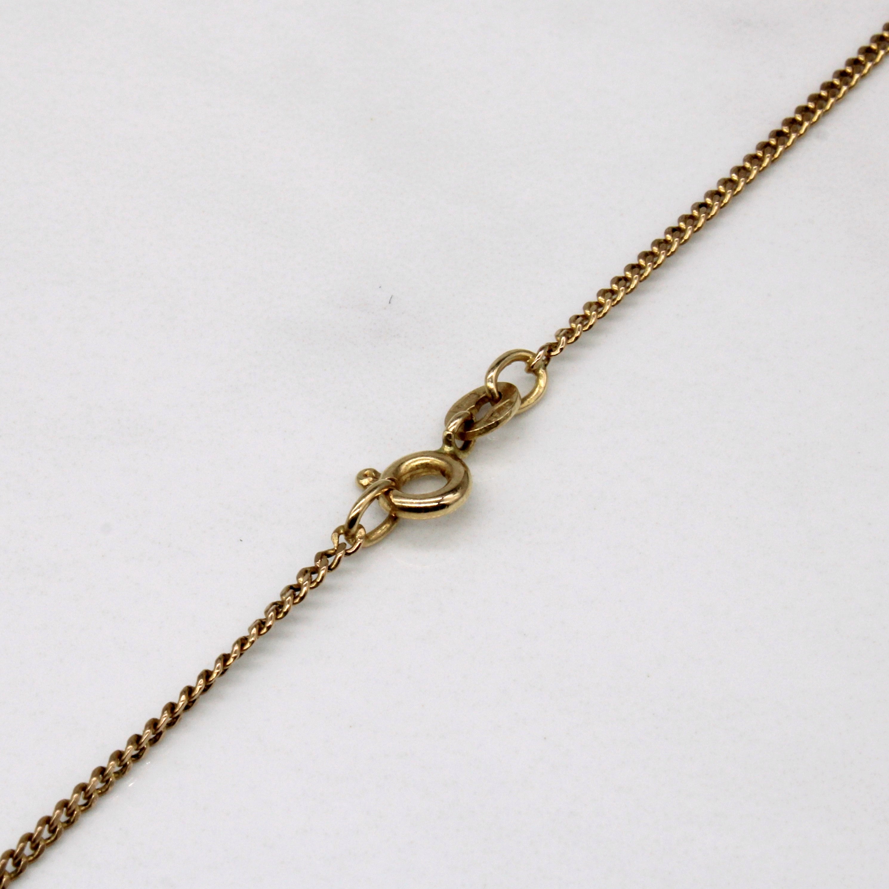 10K Yellow Gold Curb Link Chain Necklace 24 Inch - Elegant Jewelry for Women, Perfect for Everyday Wear, Parties & Special Occasions