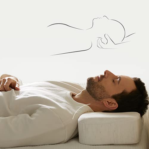 Andante Orthopedic Memory Foam Pillow - Neck Pain Relief & Posture Support Pillow for Side, Back & Stomach Sleepers - Ergonomic Cervical Pillow for Better Sleep & Spinal Alignment