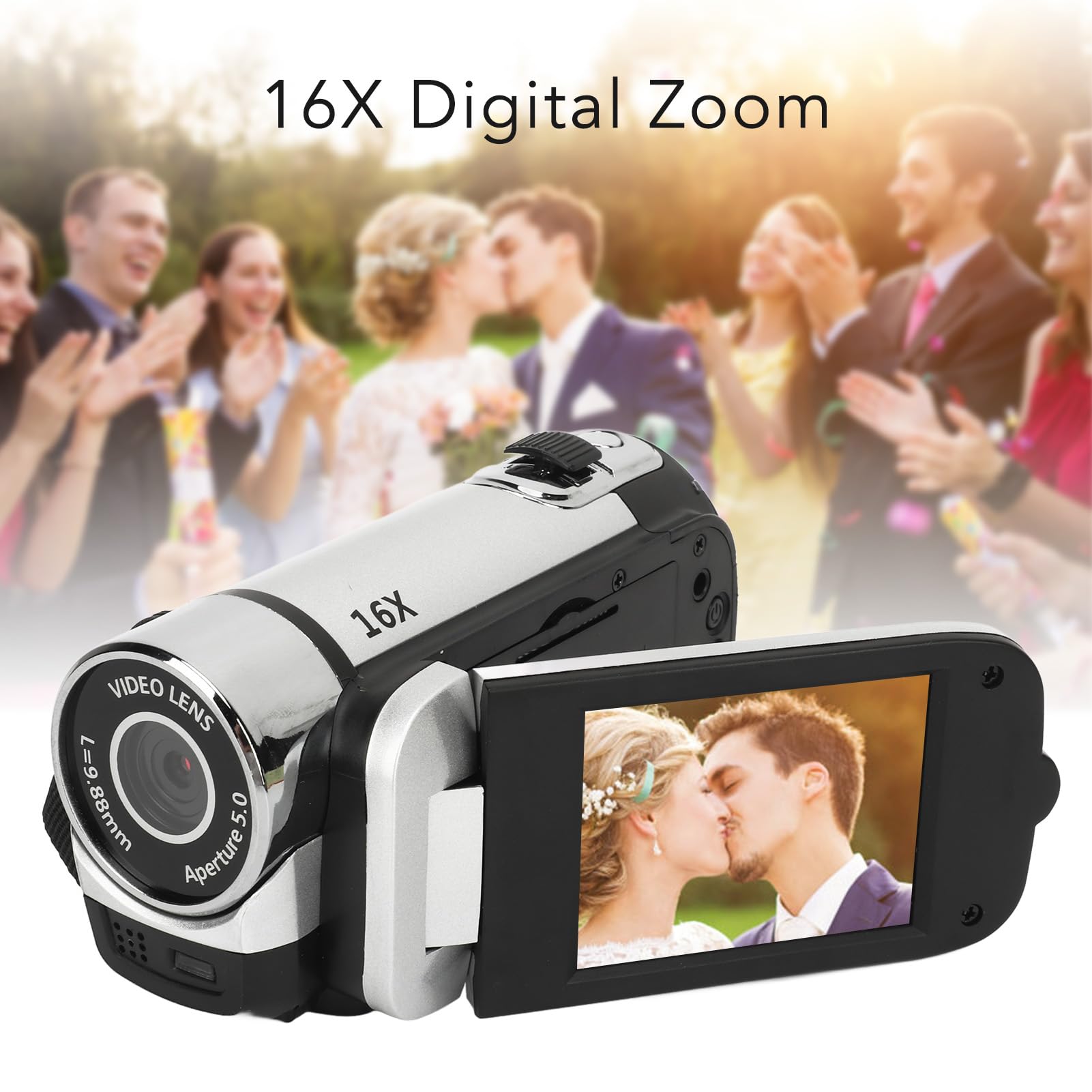 MENDUNER 16MP 1080P HD Digital Camera - Vintage Point and Shoot Camera with 2.4