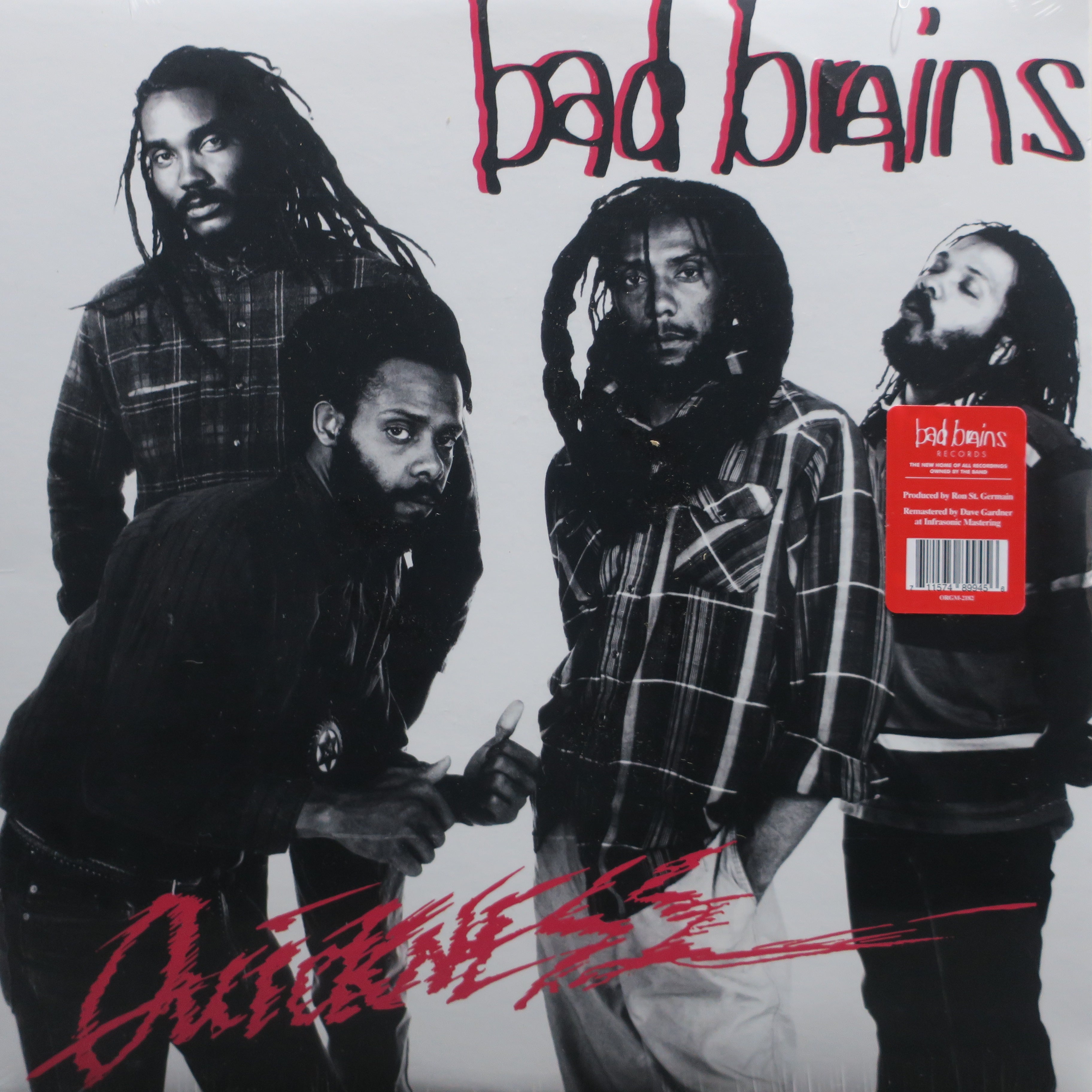 BAD BRAINS 'Quickness' Remastered Vinyl LP - Punk Reggae Album | 1989 Classic Punk Rock Record | Perfect for Vinyl Collectors & Music Enthusiasts