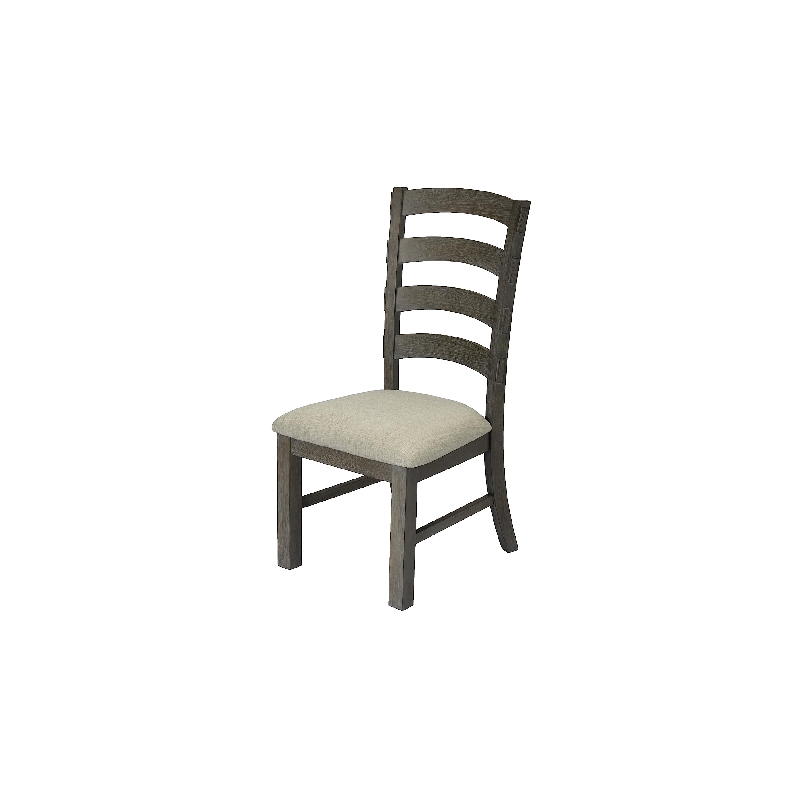 Premium Gray Side Chair for Dining Room - Sturdy & Comfortable Single Seater for Home, Office, or Restaurant Use