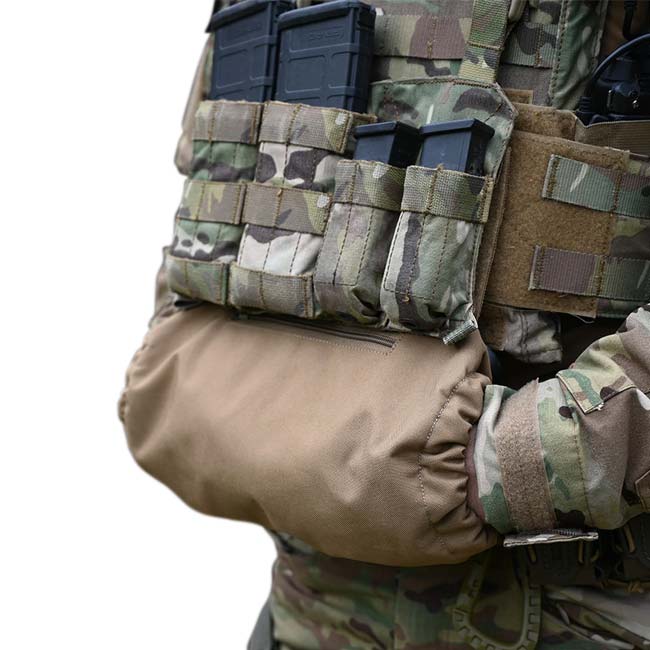 HRT Tactical Hand Warmer Pouch - Plate Carrier Accessory for Military & Outdoor Enthusiasts | Cold Weather Gear for Hunting, Camping & Tactical Operations