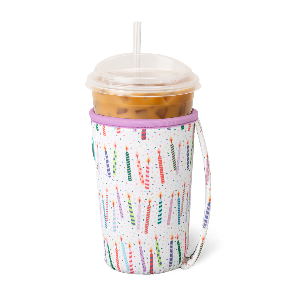 Make a Wish Medium Iced Cup Coolie - Insulated Sleeve for 16oz Cold Drinks | Perfect for Iced Coffee, Smoothies & Bubble Tea | Great Gift for Coffee Lovers & Office Use