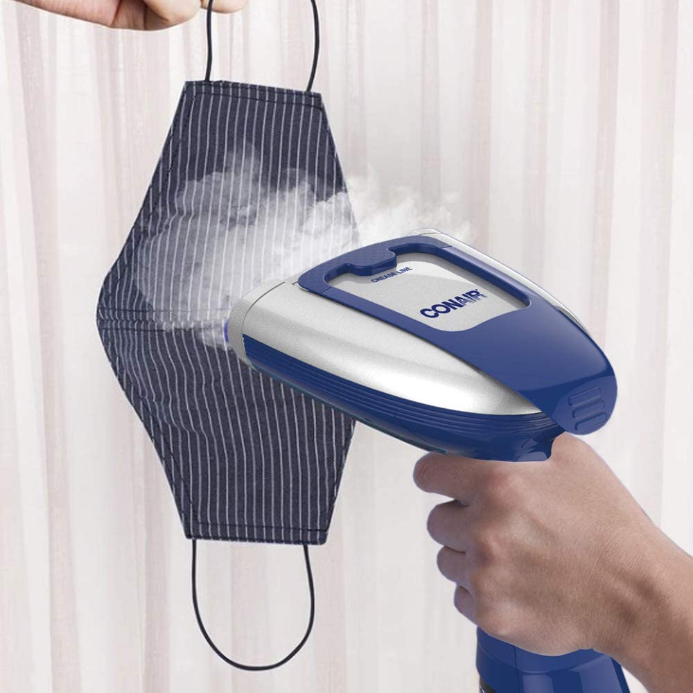 CONAIR Turbo Extreme Steam Handheld Garment Steamer GS38C - Portable Travel Clothes Steamer for Wrinkles, Quick Heating - Perfect for Home, Office & Travel Use