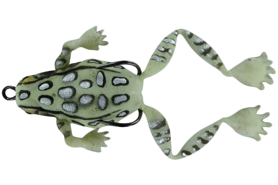 Chasebaits Bobbin' Frog Topwater Fishing Lure - Realistic Frog Bait for Bass, Pike & Musky - Perfect for Freshwater & Pond Fishing