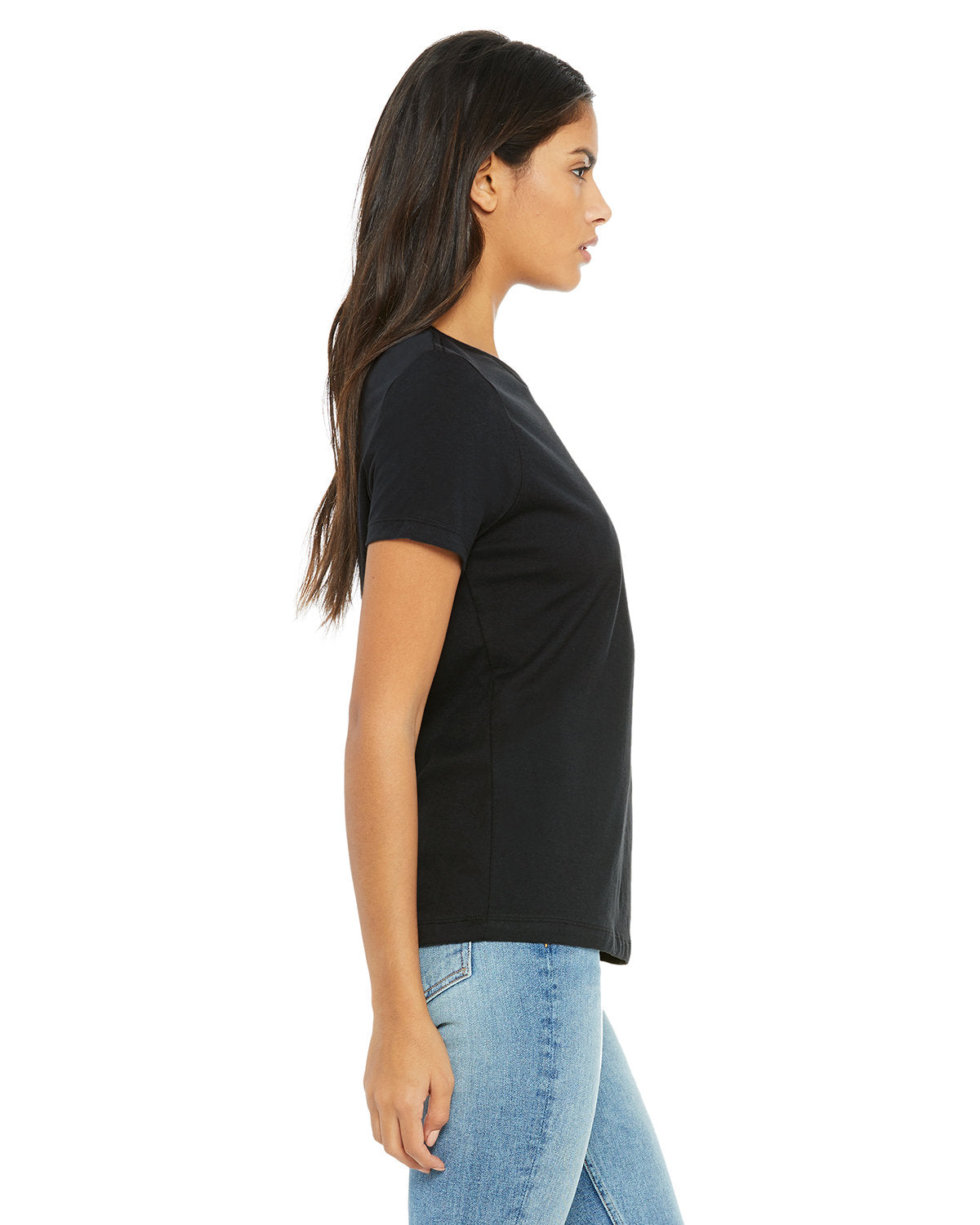 Bella + Canvas B6400 Women's Relaxed Fit Jersey Short Sleeve T-Shirt - Soft & Comfortable Casual Tee for Everyday Wear, Workouts, and Layering