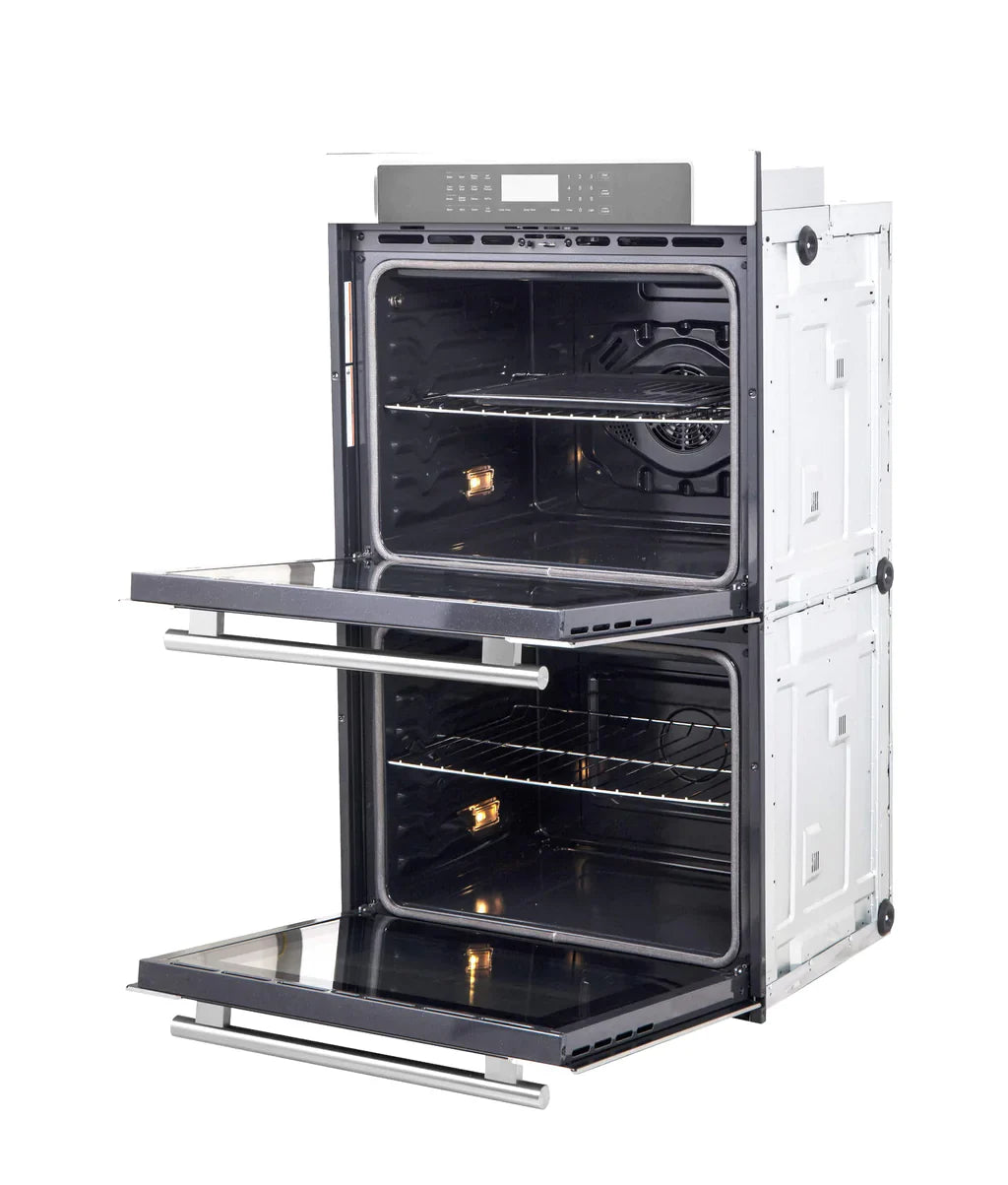 Forno Villarosa 30 Inch Convection Double Electric Wall Oven - Stainless Steel FBOEL1365 for Modern Kitchen Baking & Roasting