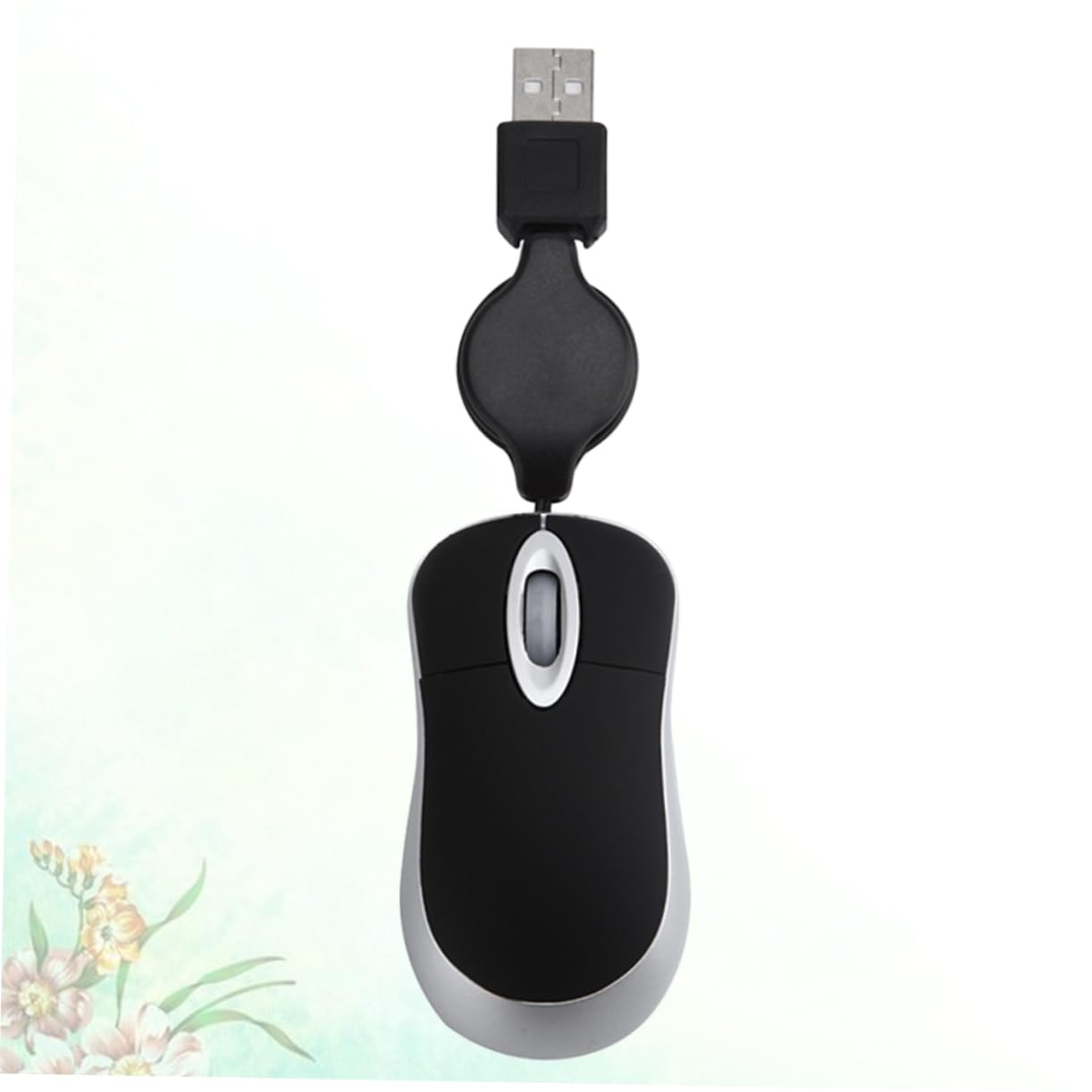 Housoutil 2-Pack Wired Computer Mice - 1600DPI High Precision Ergonomic Mini Mouse for Laptop, Notebook, PC - Portable USB Mouse for Left & Right Hand Users - Ideal for Office, Gaming, and Travel Use