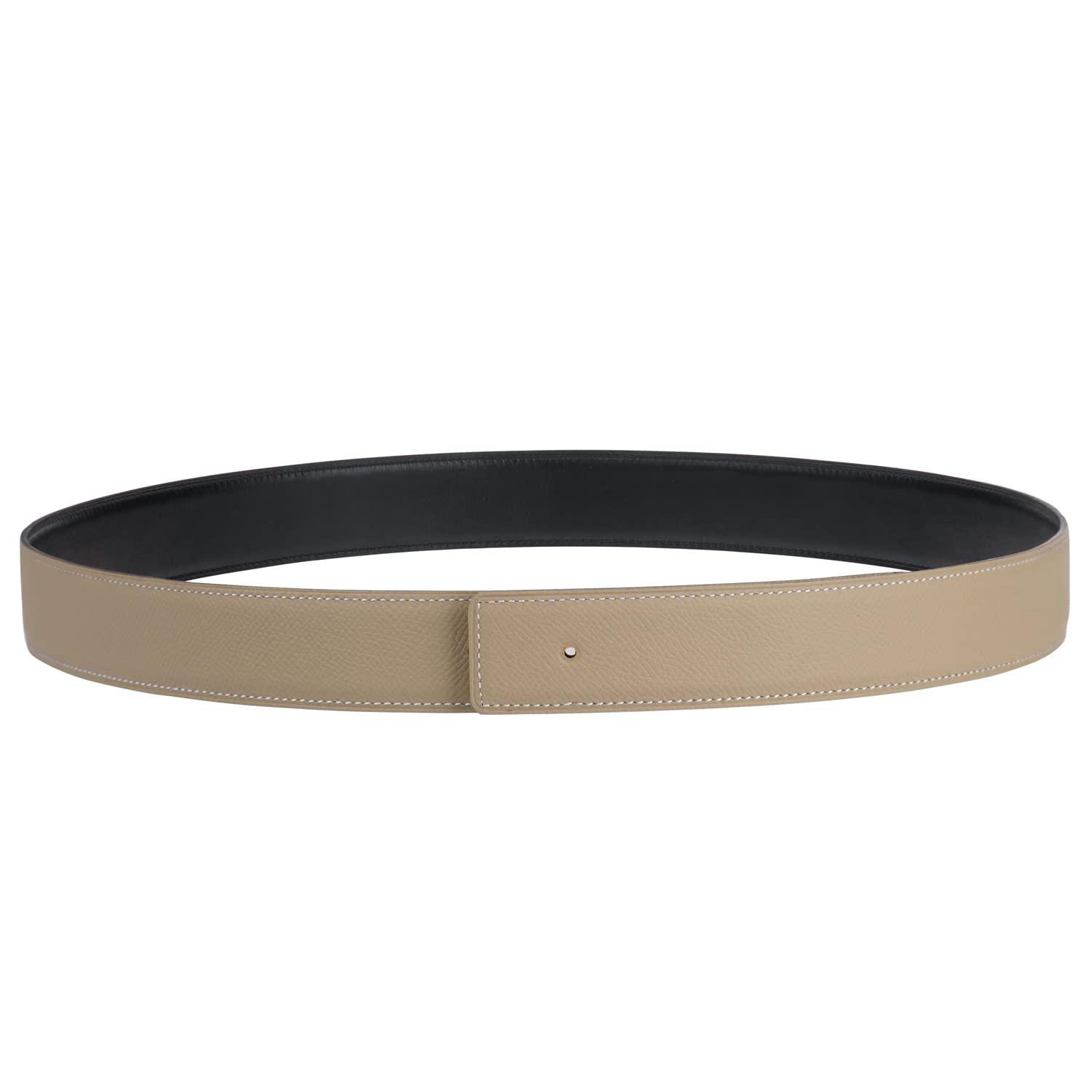 Premium Full Grain Cow Leather Belt Strap - 32mm Wide, No Buckle, Durable Replacement for Men & Women | Ideal for Casual, Business & Formal Wear