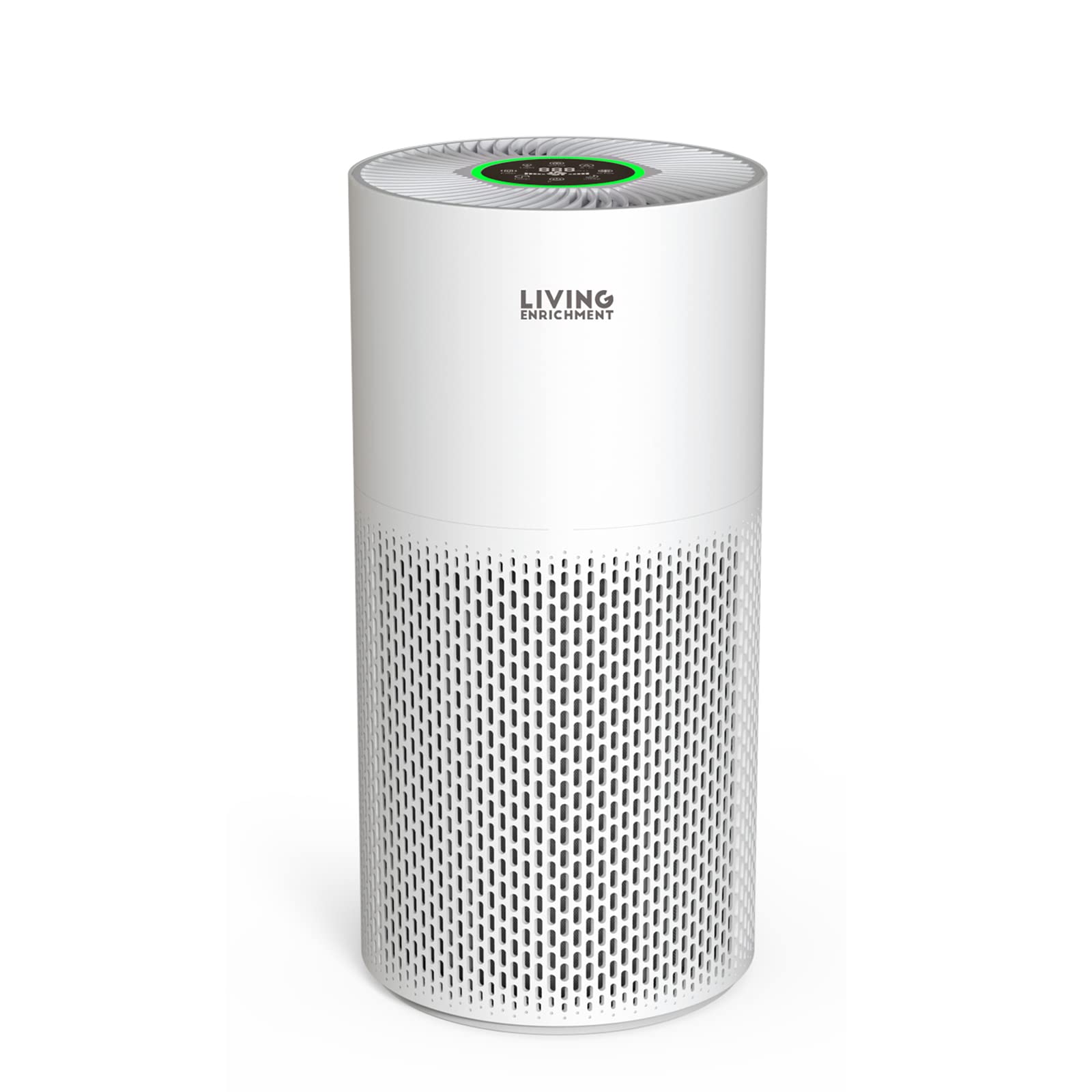 Living Enrichment H13 True HEPA Air Purifier for Large Bedroom & Home - Pet Hair & Dander Remover, Allergies & Odor Eliminator, Ozone-Free, 29dB Ultra Quiet - Perfect for Allergy Sufferers & Pet Owners