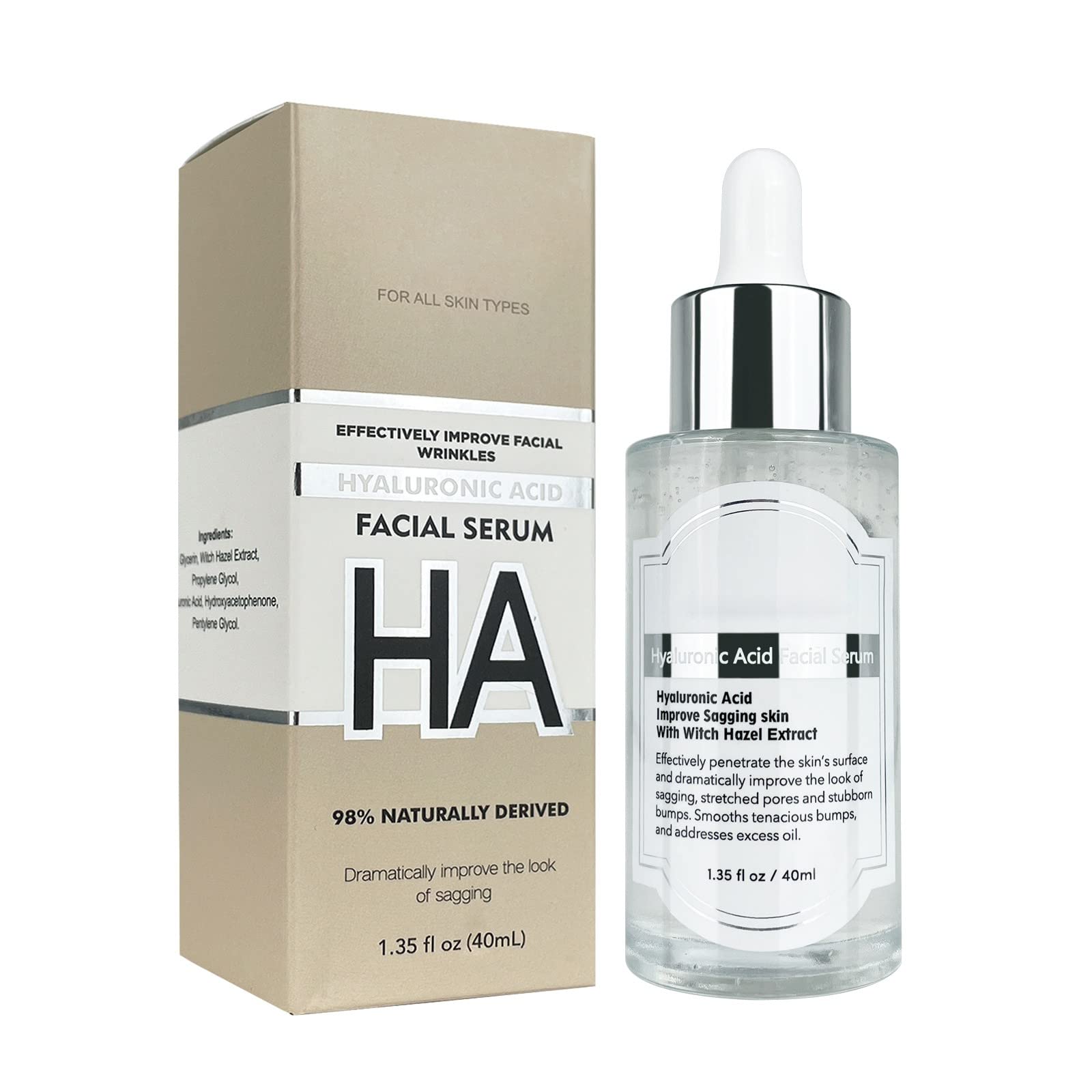 Vitamin C & Niacinamide Collagen Facial Serum Set - 40ml Korean Skincare for Brightening & Anti-Aging - Perfect for Daily Routine & Night Care