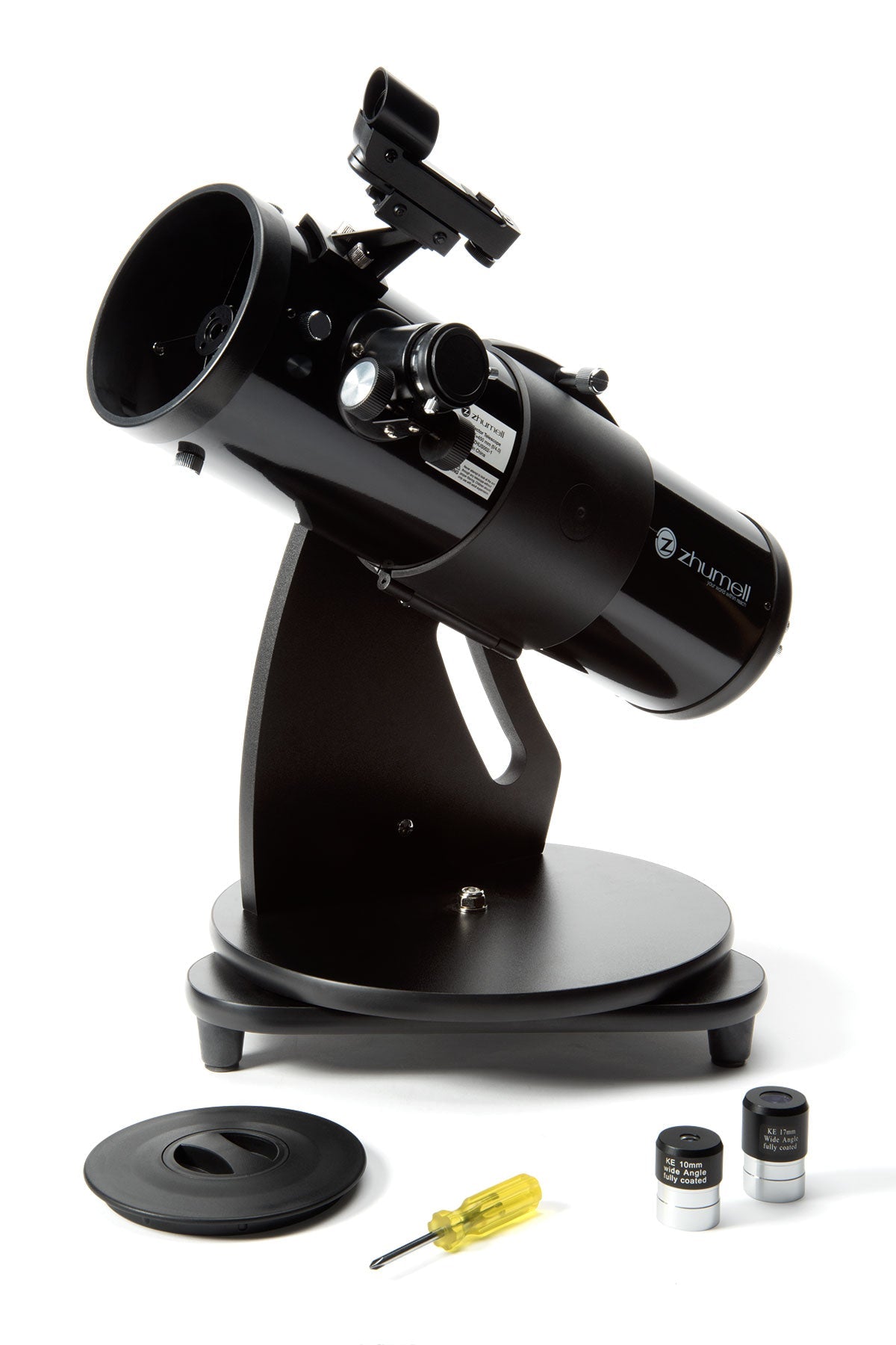 Zhumell Z114 Portable Altazimuth Reflector Telescope for Beginners - Compact & Lightweight Astronomy Telescope with 114mm Aperture for Stargazing, Moon Observation, and Outdoor Adventures