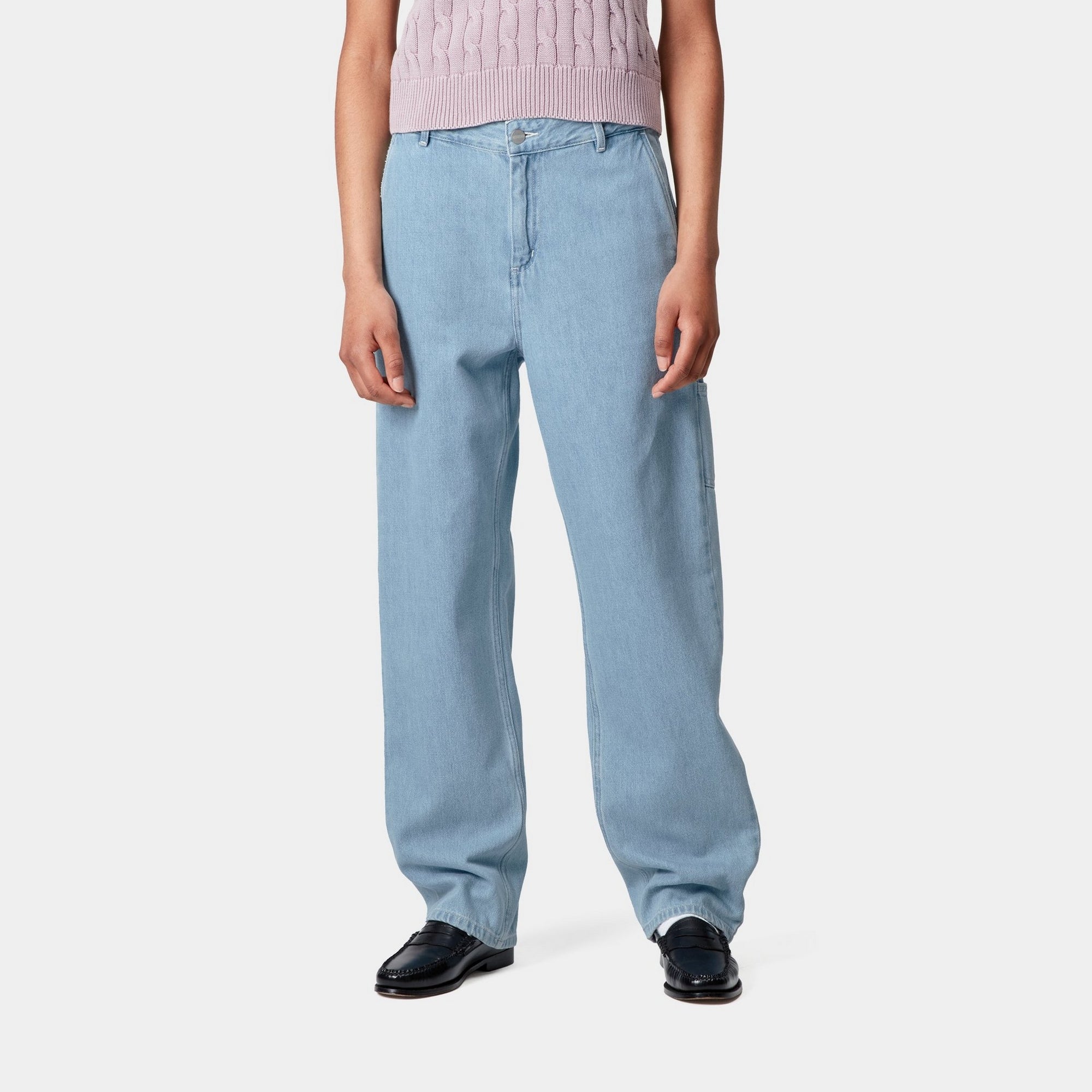 Pierce Pant Straight Denim Jeans for Men | Stone Bleached Blue | Perfect for Casual Wear, Office & Everyday Outfits