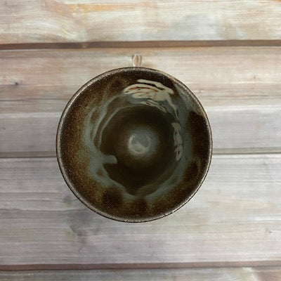 Premium Shino Glazed Ceramic Goblet - Handcrafted Japanese Tea Cup for Matcha, Sake & Wine - Elegant Home Decor & Unique Gift Idea