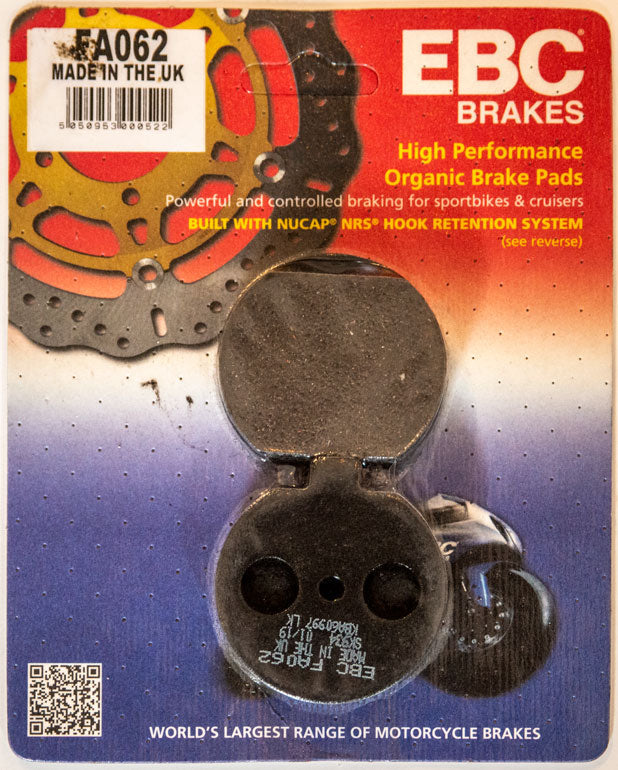 EBC FA062 High-Performance Ceramic Brake Pads for Cars & Trucks | Low Noise & Dust | Perfect for Daily Commuting & Highway Driving