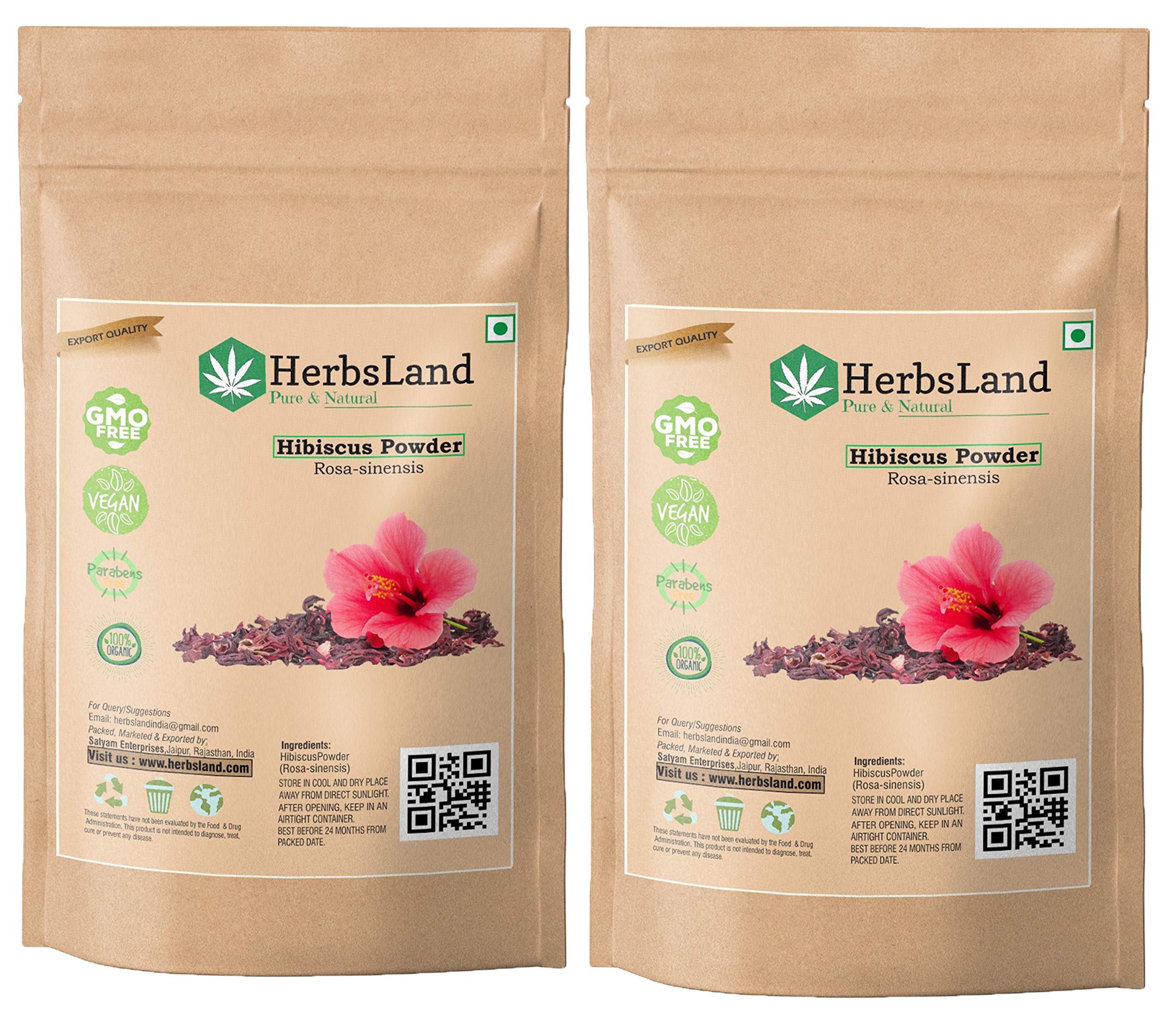 Organic Hibiscus Powder for Hair Growth & Skin Care | 200g