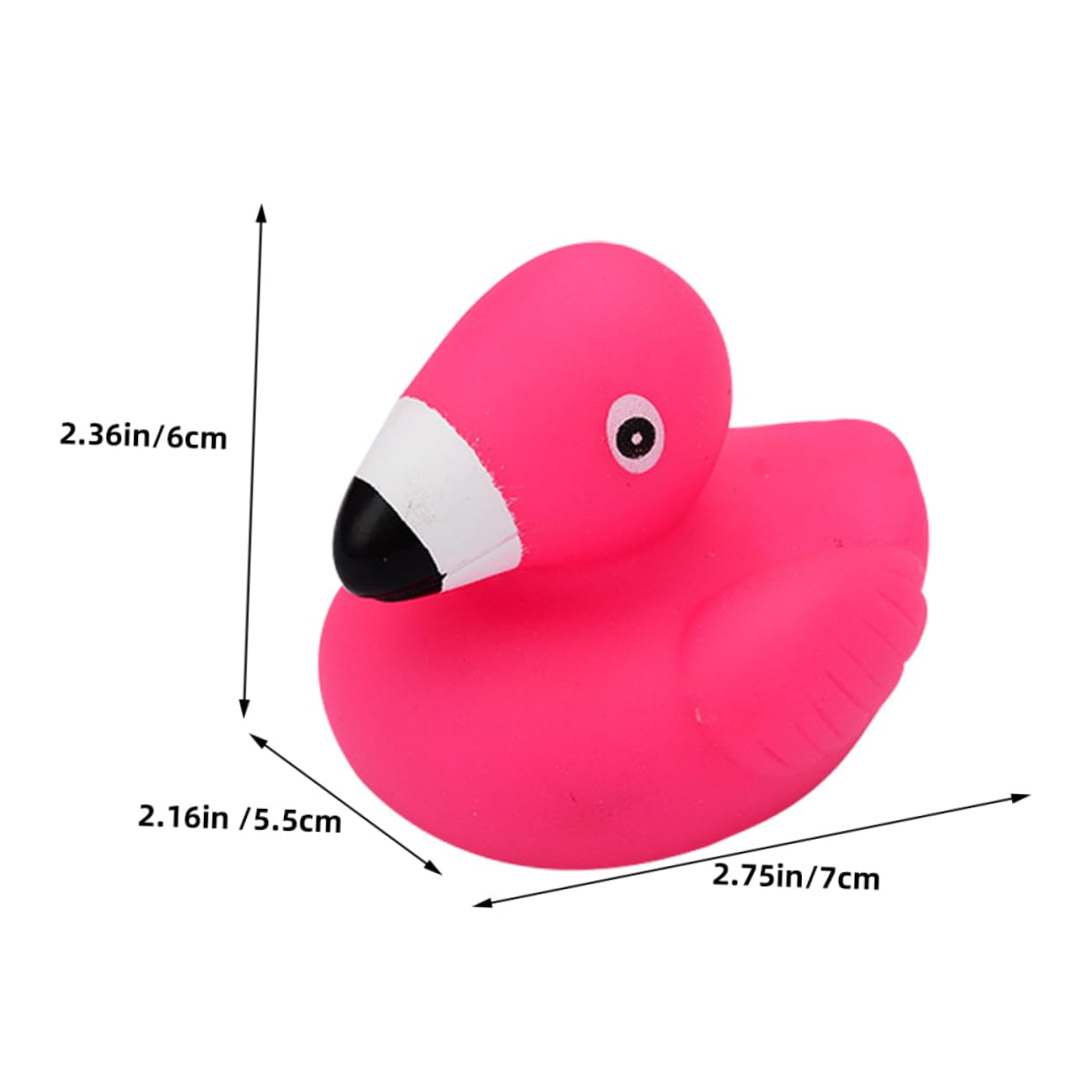 HOOTNEE 24-Piece Flamingo Bath Toys Set - Non-Toxic Vinyl Floating Duck Toys for Kids, Toddlers & Babies - Fun Bathtub Accessories for Bath Time Play & Pool Party Decorations