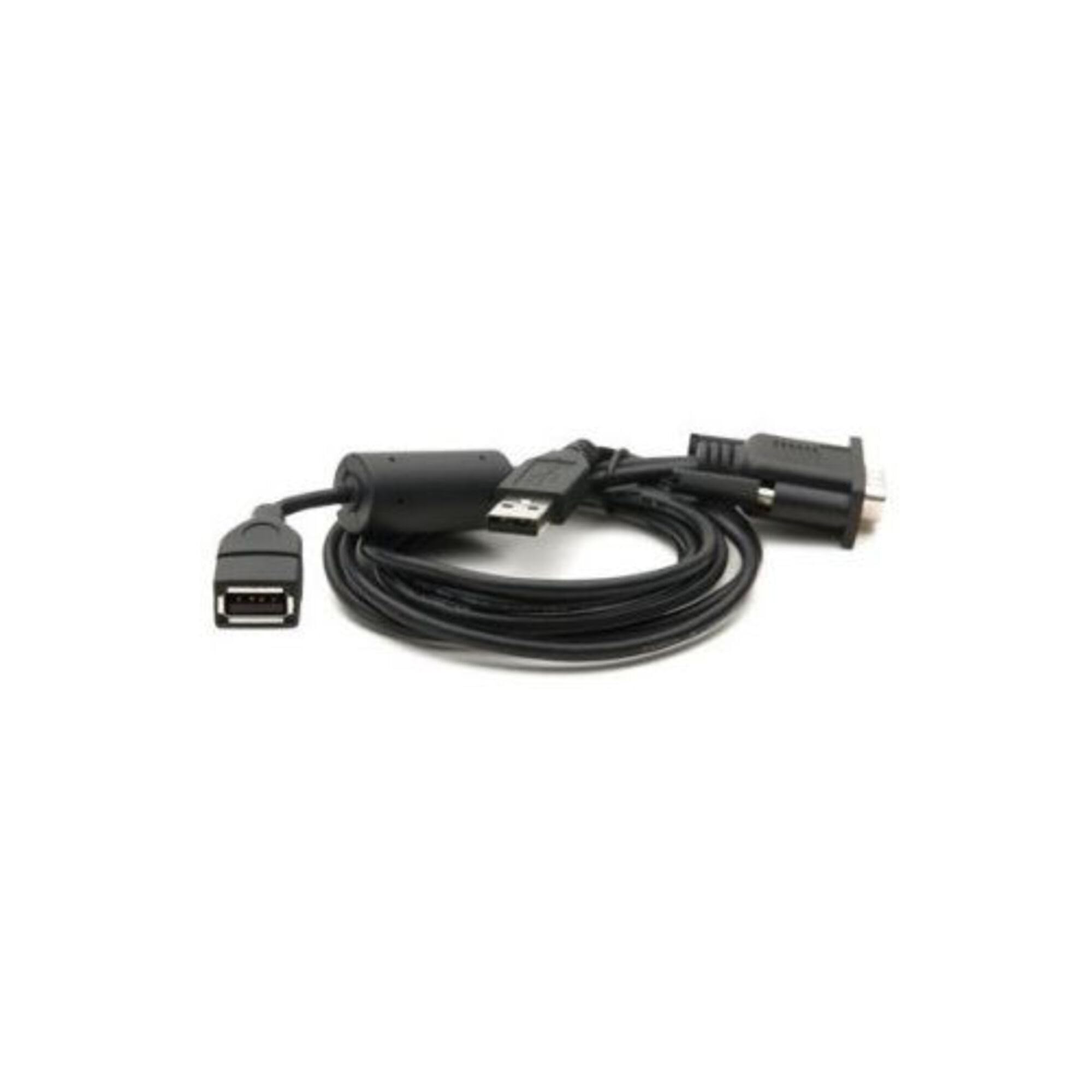 Honeywell USB Y Cable - DB-9 to USB Adapter for Vehicle Mount Terminal - 6 Feet - 1 x DB-9 Serial & 1 x Type A Male - Perfect for Trucking, Fleet Management & Industrial Data Transfer