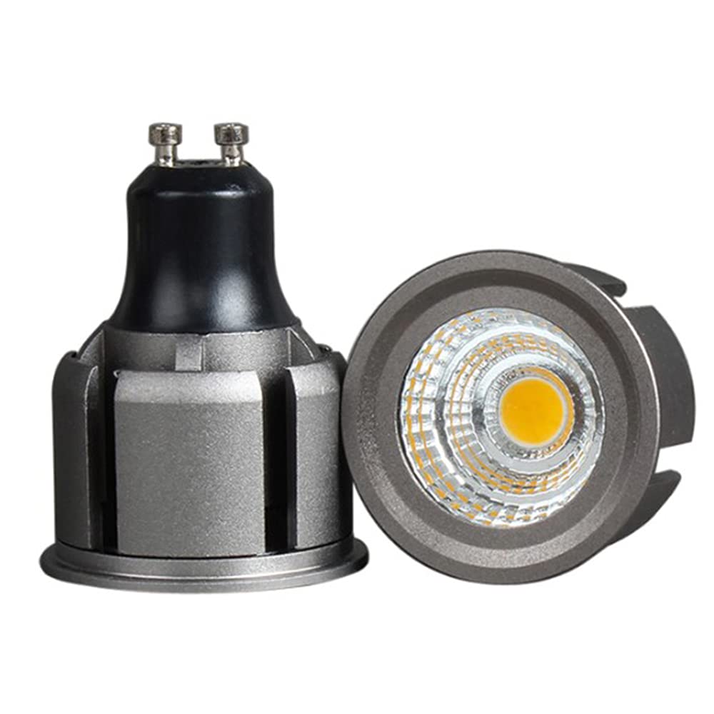YOOMAO 2-Pack Super Bright Dimmable GU10 COB LED Bulbs - 85-265V AC Spotlight Lighting for Home & Office - Perfect for Recessed Ceiling Lights, Track Lighting & Display Cases