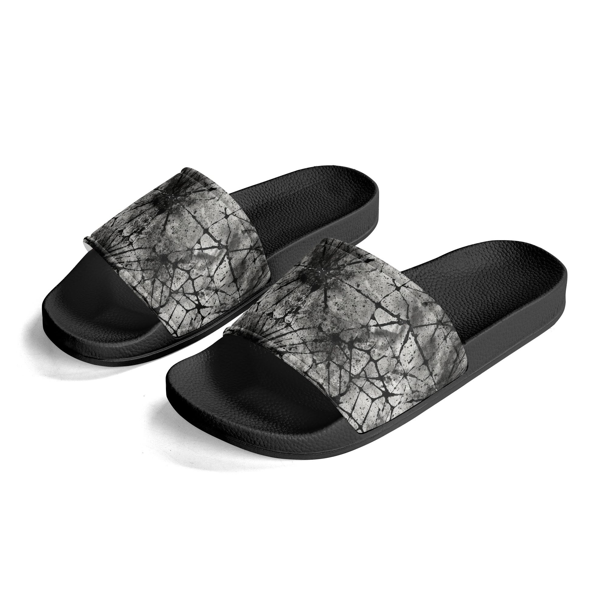 Distressed Men's PVC Sandals - Comfortable & Durable Summer Beach Shoes for Outdoor Walking, Hiking, and Casual Wear