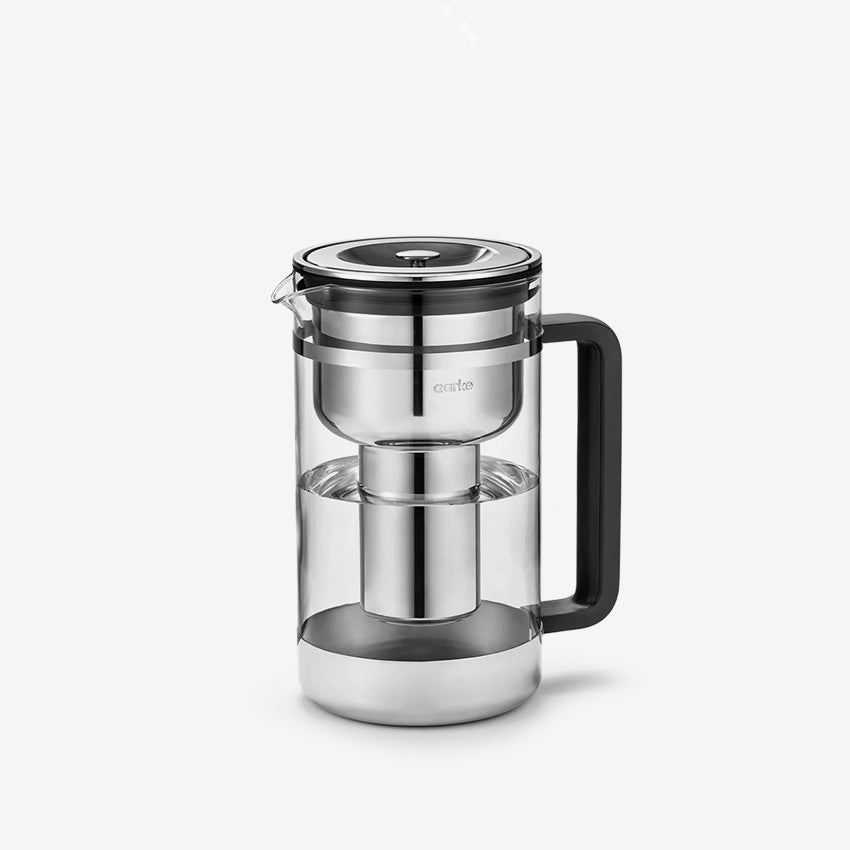 Aarke Premium Glass Water Filter Pitcher - BPA-Free, 10-Cup Capacity for Clean & Fresh Drinking Water at Home or Office