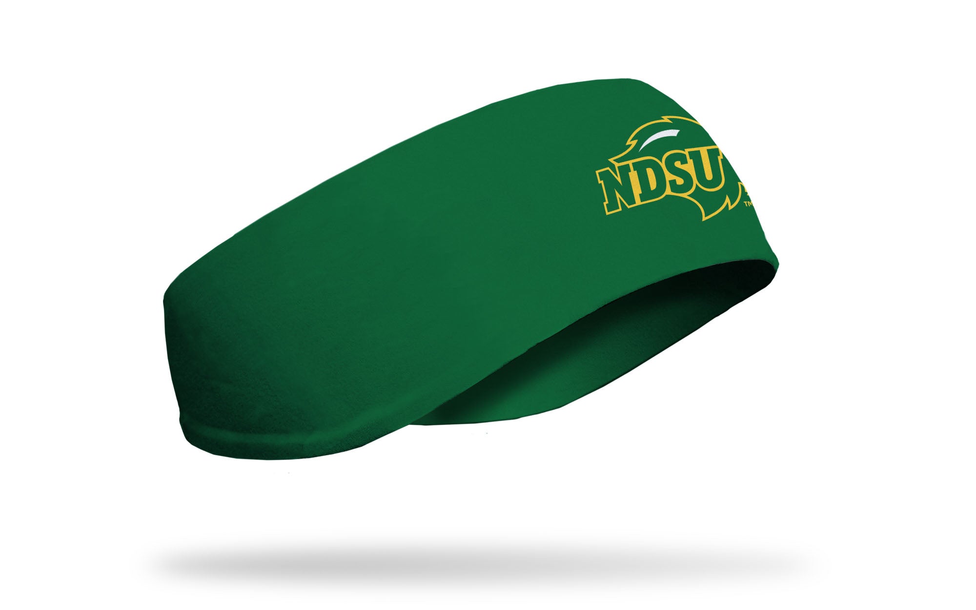 North Dakota State University Logo Green Fleece Ear Warmer - Soft & Warm Winter Accessory for Outdoor Sports, Running, and Cold Weather