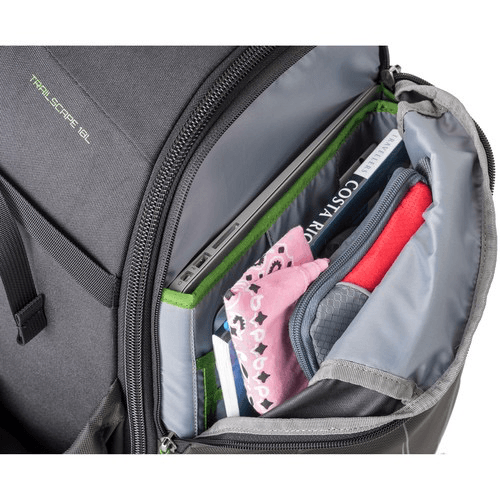 MindShift Gear TrailScape 18L Hiking Backpack - Lightweight Water-Resistant Daypack for Outdoor Adventures (Charcoal) - Perfect for Hiking, Travel & Photography Gear Storage