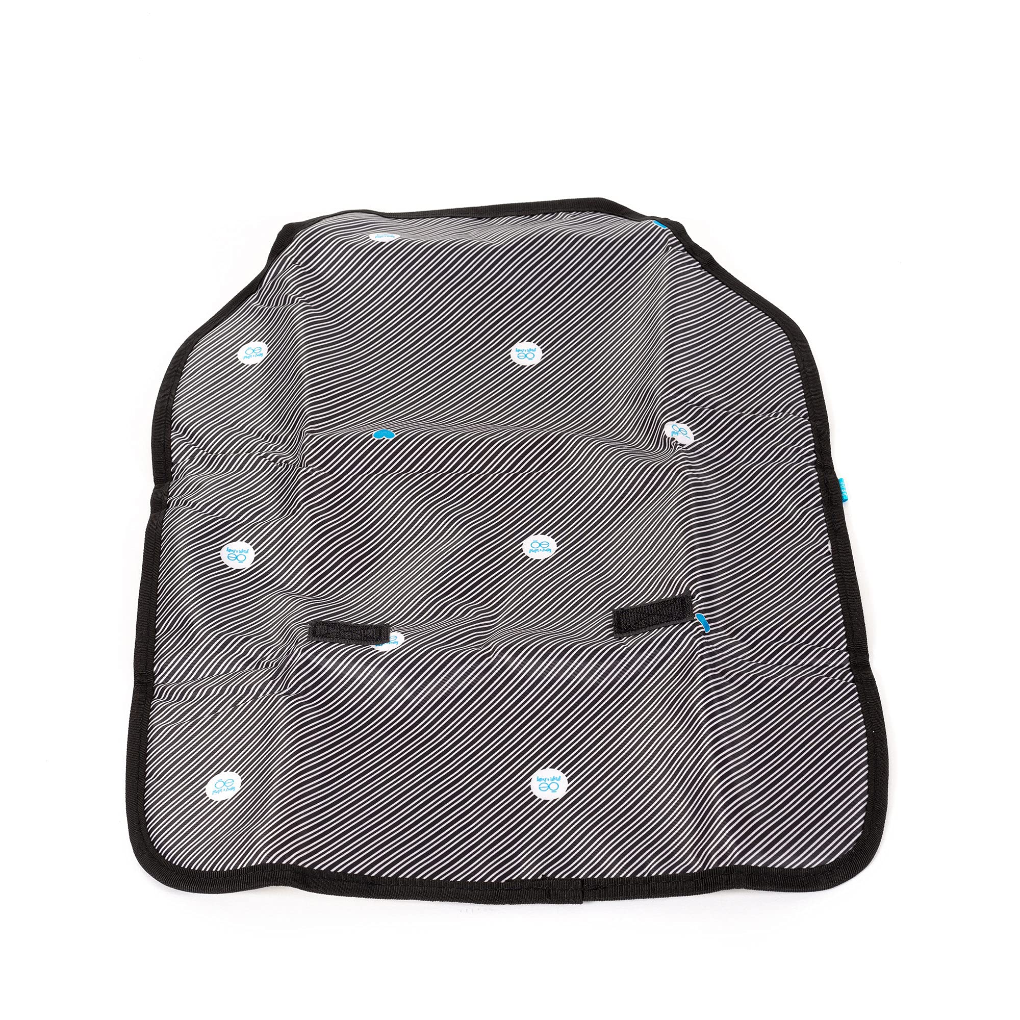 Cloe Mom & Baby Monogram Diaper Backpack - Stylish Gray Diaper Bag for Travel, Daycare & On-the-Go Parents | Large Capacity, Insulated Pockets & Durable Design