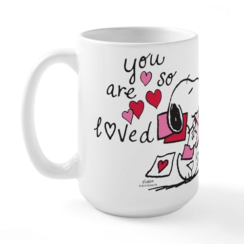 White - Snoopy You Are So Loved Large Mug