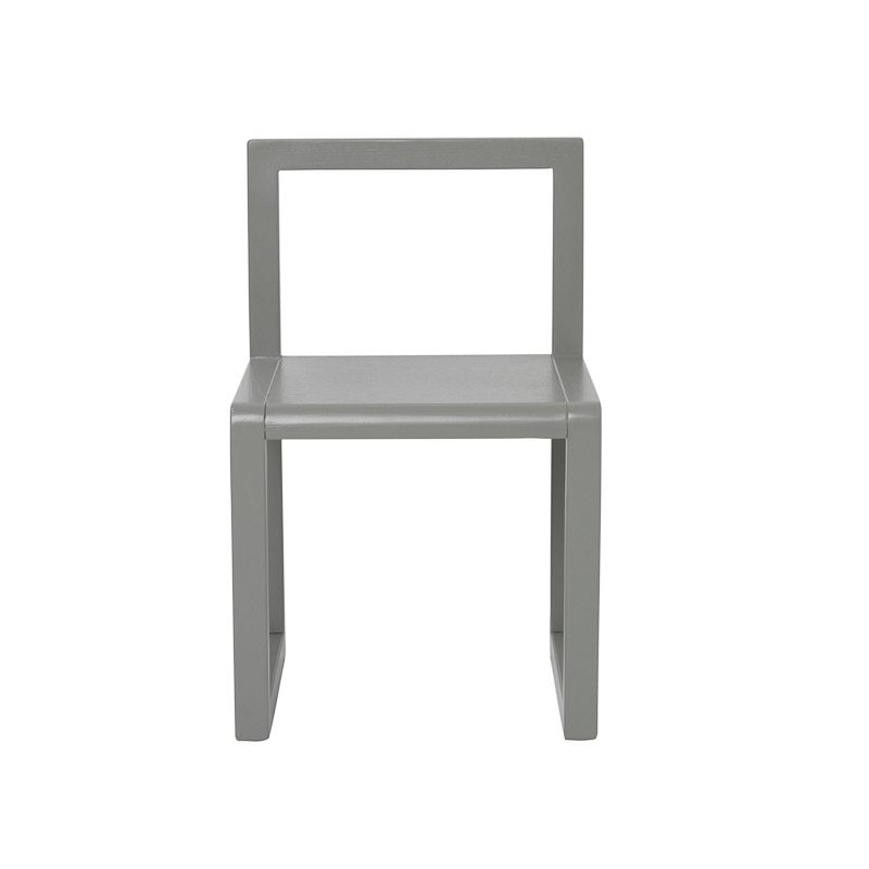 FERM LIVING Little Architect Kids Chair - Grey | Modern Children's Chair for Playroom, Nursery & Classroom | Durable & Stylish Toddler Seating