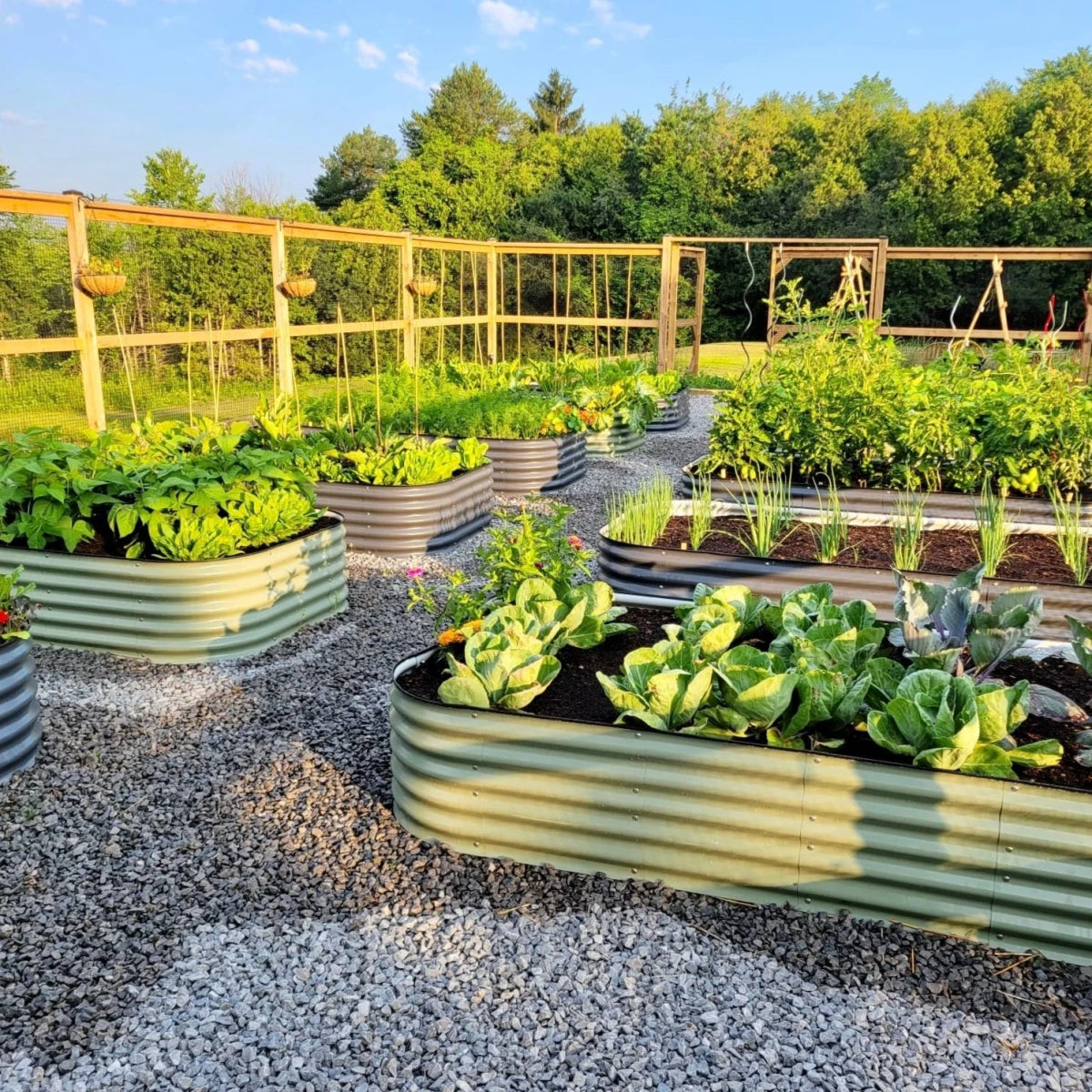 Sproutbox Modular 9-in-1 Metal Raised Garden Bed Kit - 17