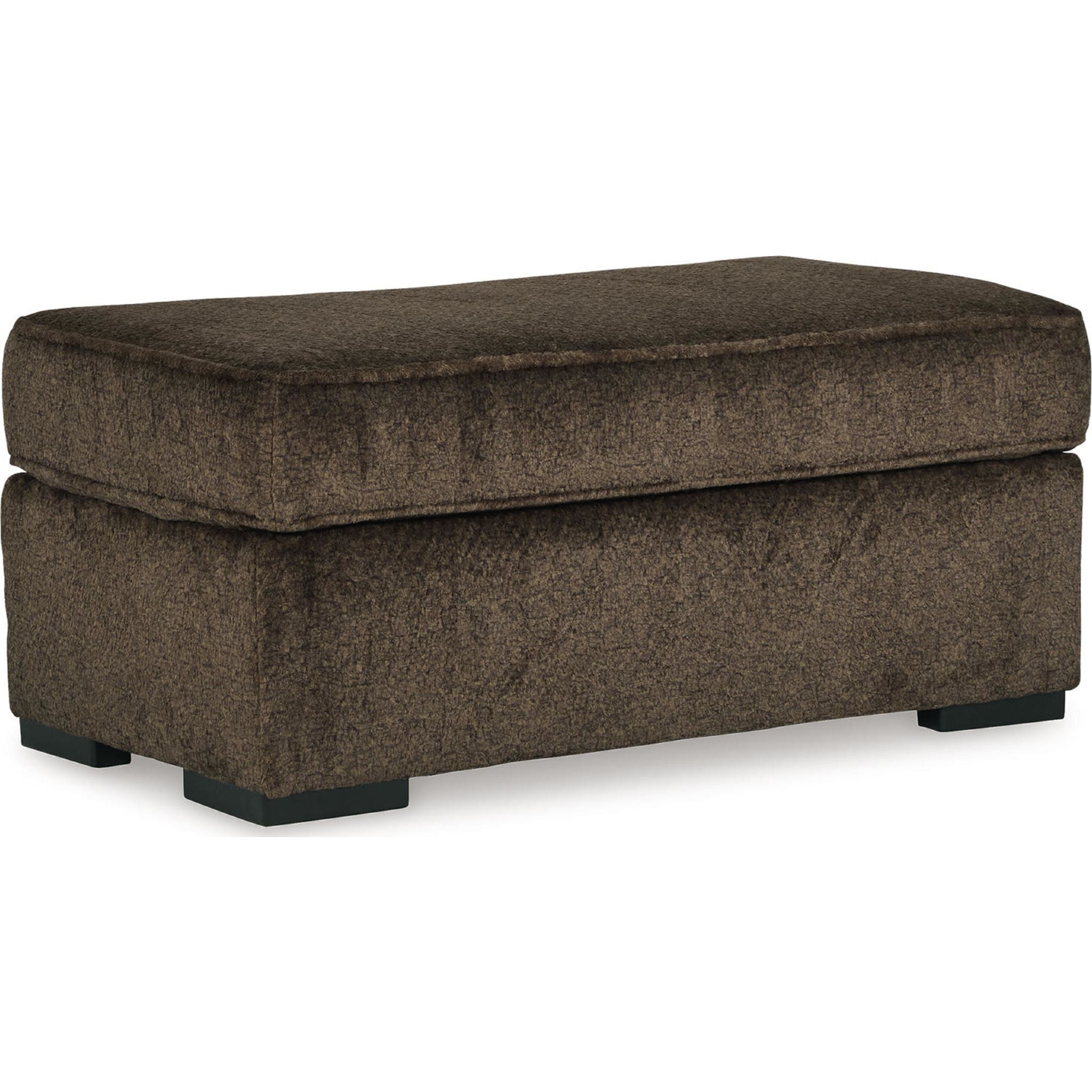 Aylesworth Ottoman Chocolate Brown Storage Bench with Tufted Upholstery - Perfect for Living Room, Bedroom, or Entryway Seating and Storage