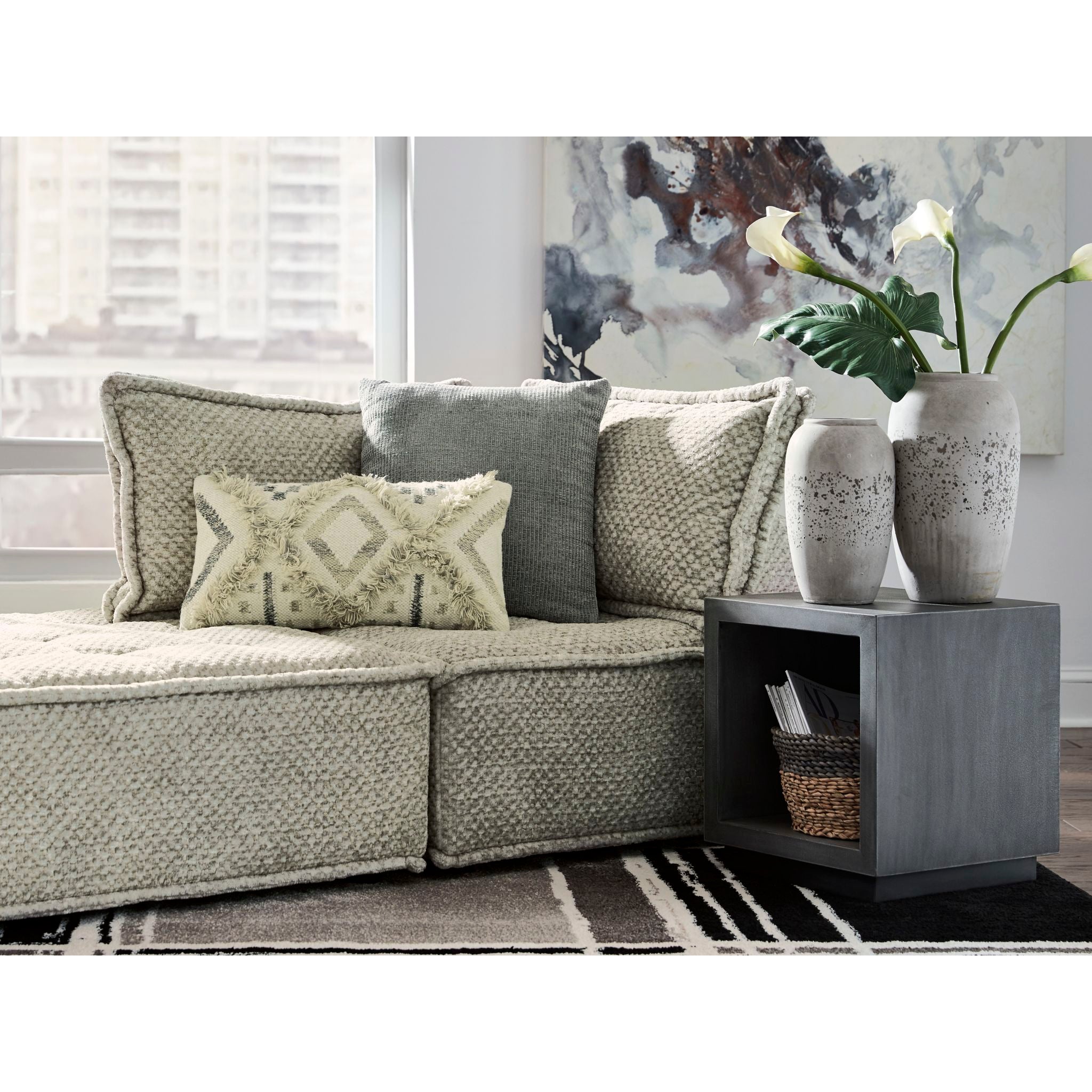 2-Piece Modular Sectional Sofa Set - Modern L-Shaped Couch for Living Room, Lounge & Office - Comfortable & Stylish Home Furniture