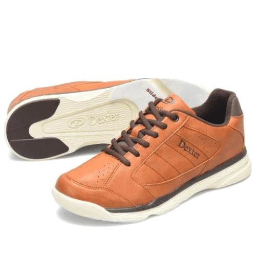 Dexter Men's Ricky IV Brown Bowling Shoes - Comfortable & Durable for League Play & Casual Bowling