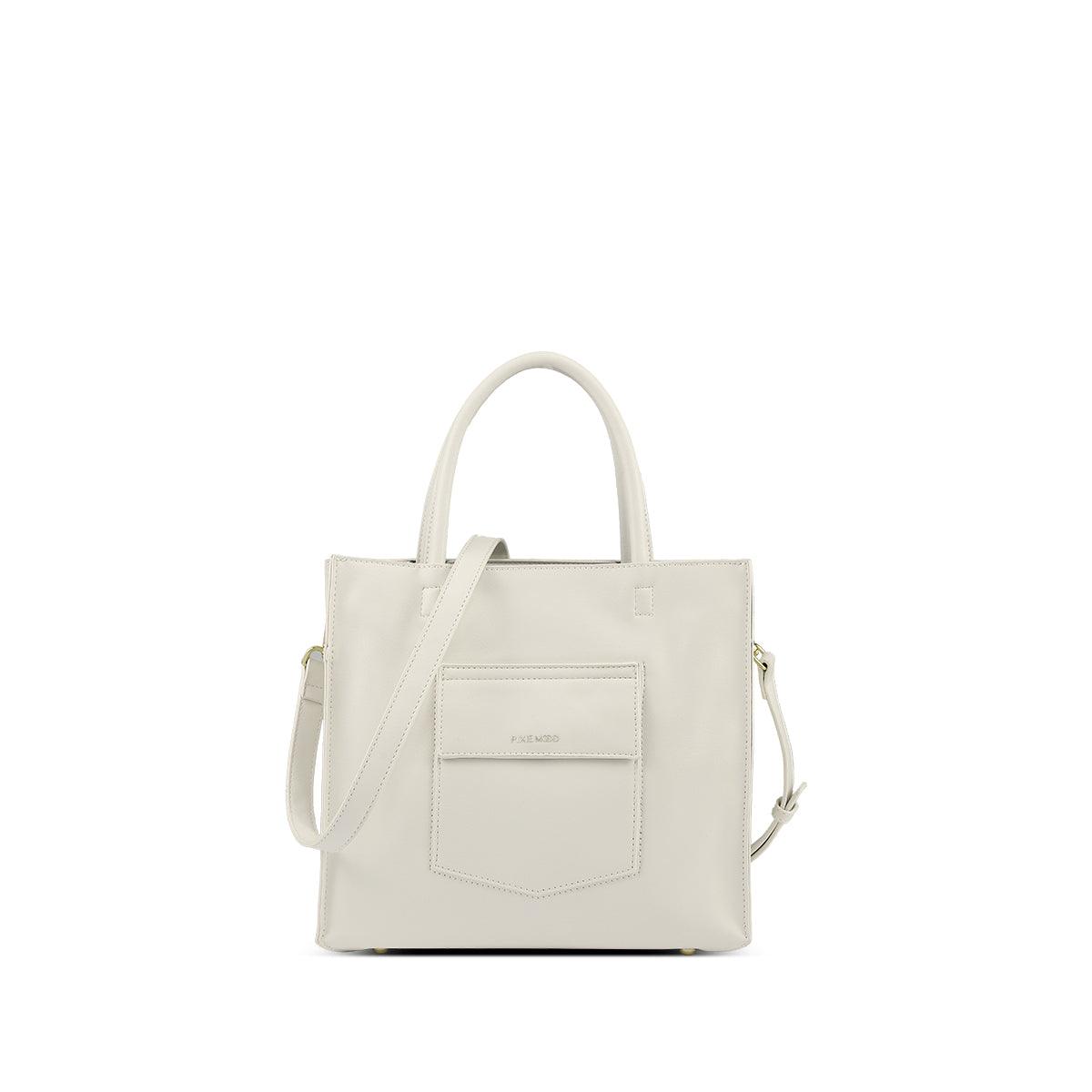 Caitlin Small Vegan Leather Tote Bag for Women - Stylish & Eco-Friendly Crossbody Purse in Multiple Colors | Perfect for Work, Travel & Everyday Use